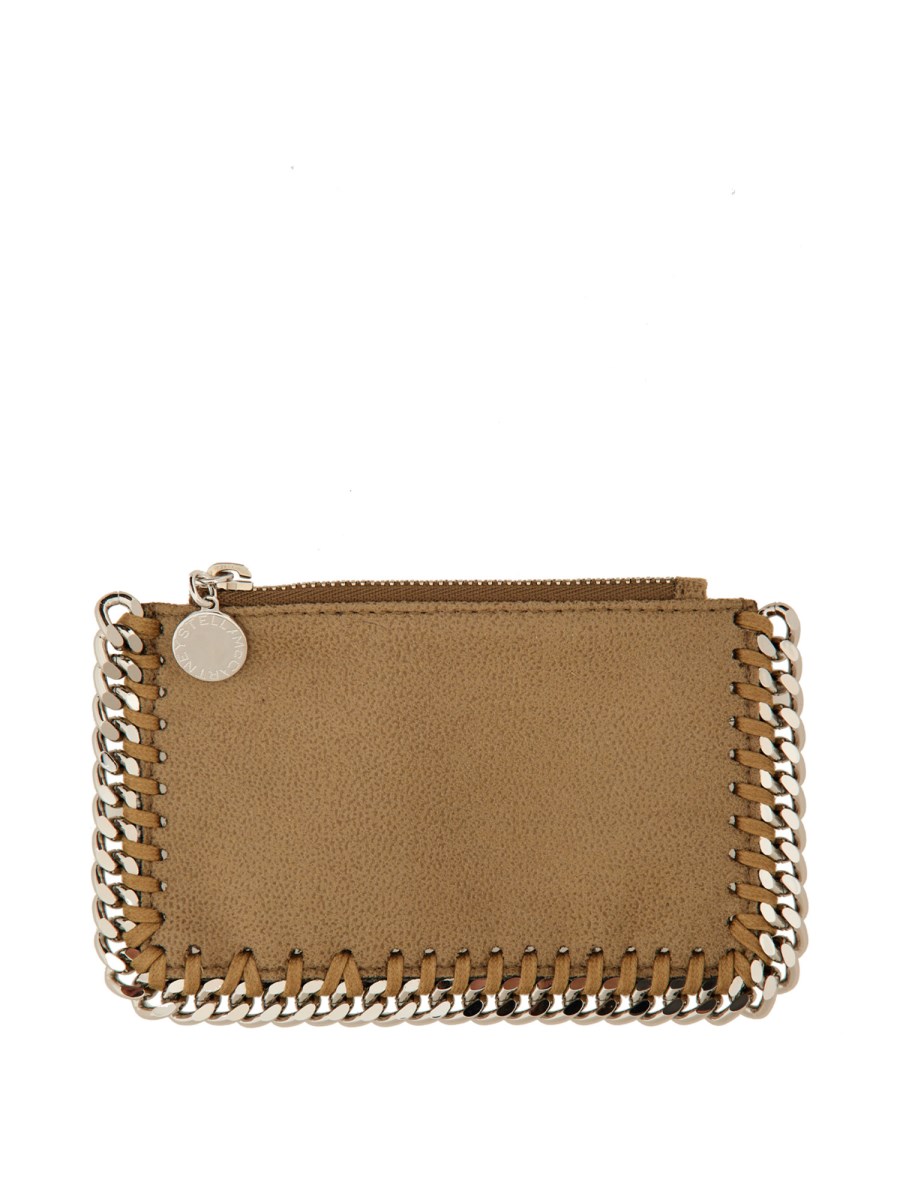 STELLA McCARTNEY PORTACARTE "FALABELLA" IN SHAGGY DEER