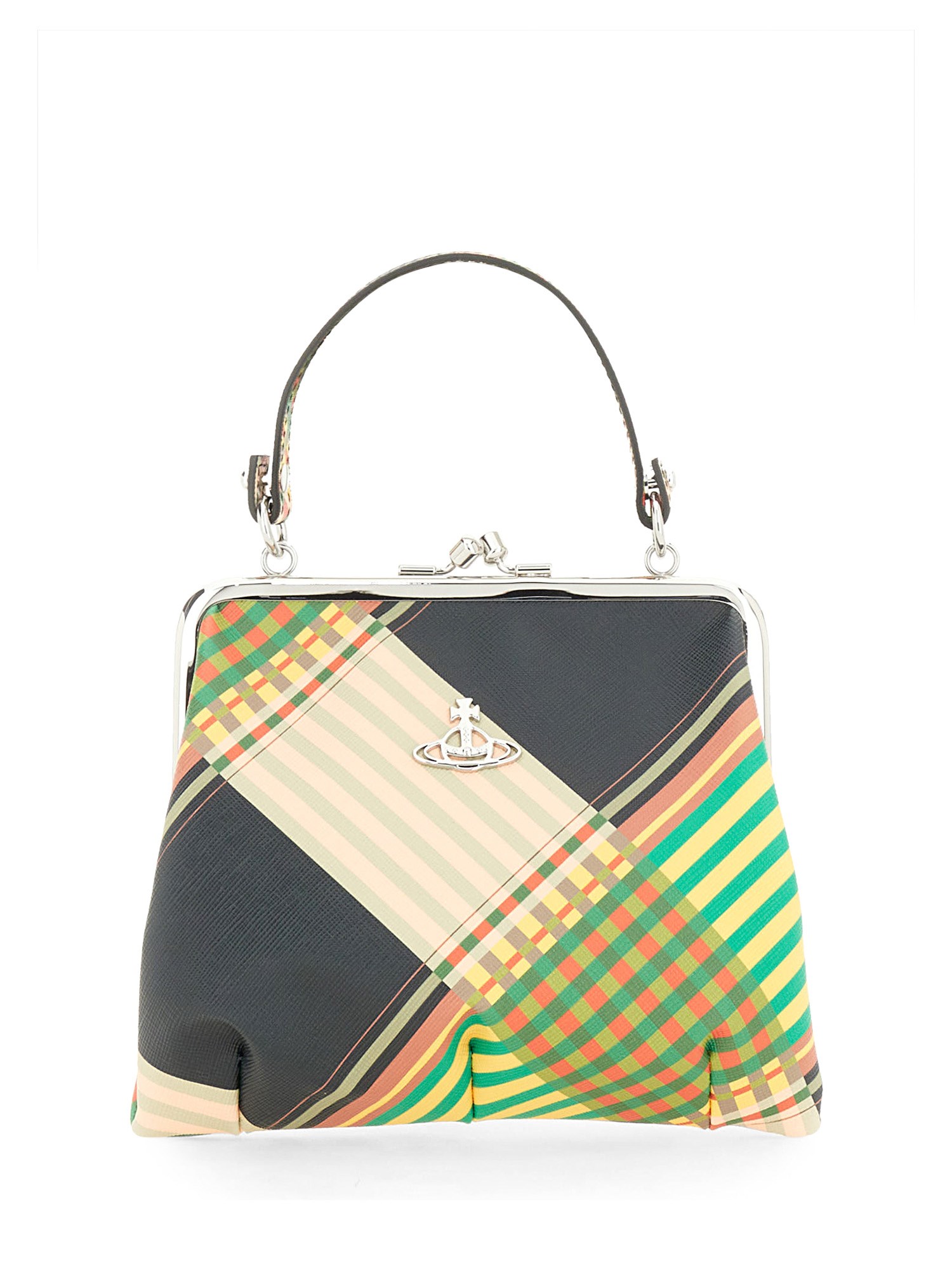 Shop Vivienne Westwood Granny Frame Bag In Multicolour