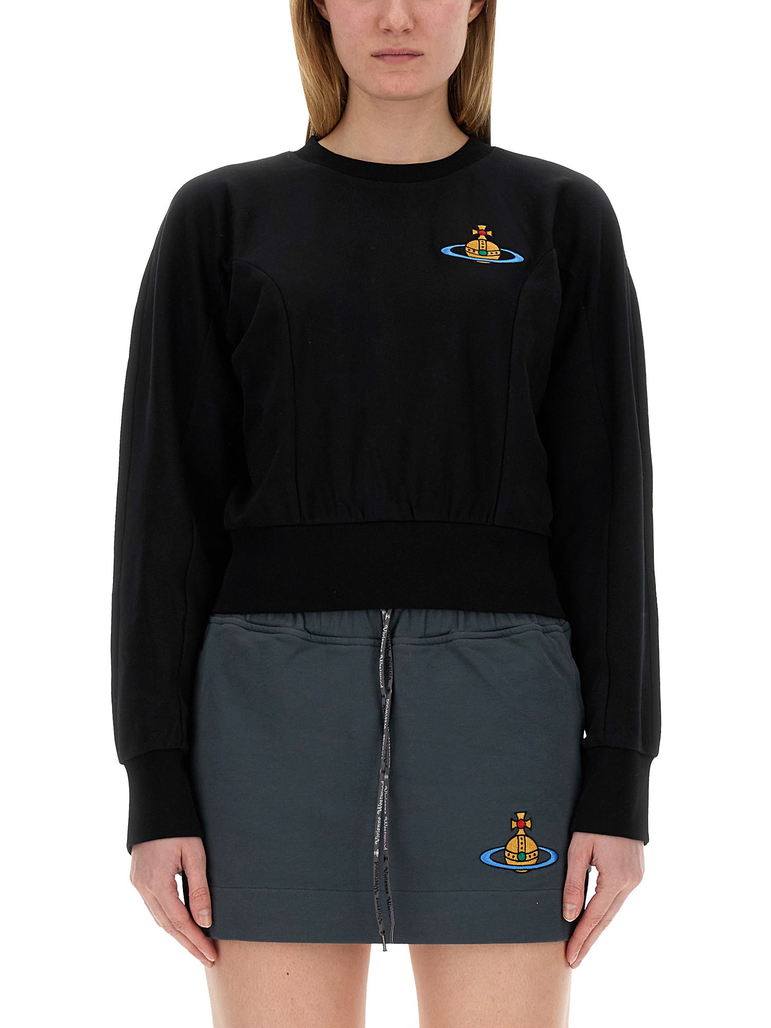 Vivienne Westwood Sweatshirt "cynthia" In Black