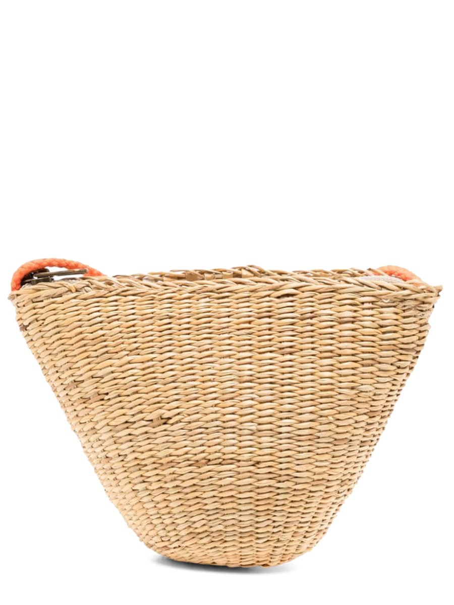 bc tomato patch raffia hand bag