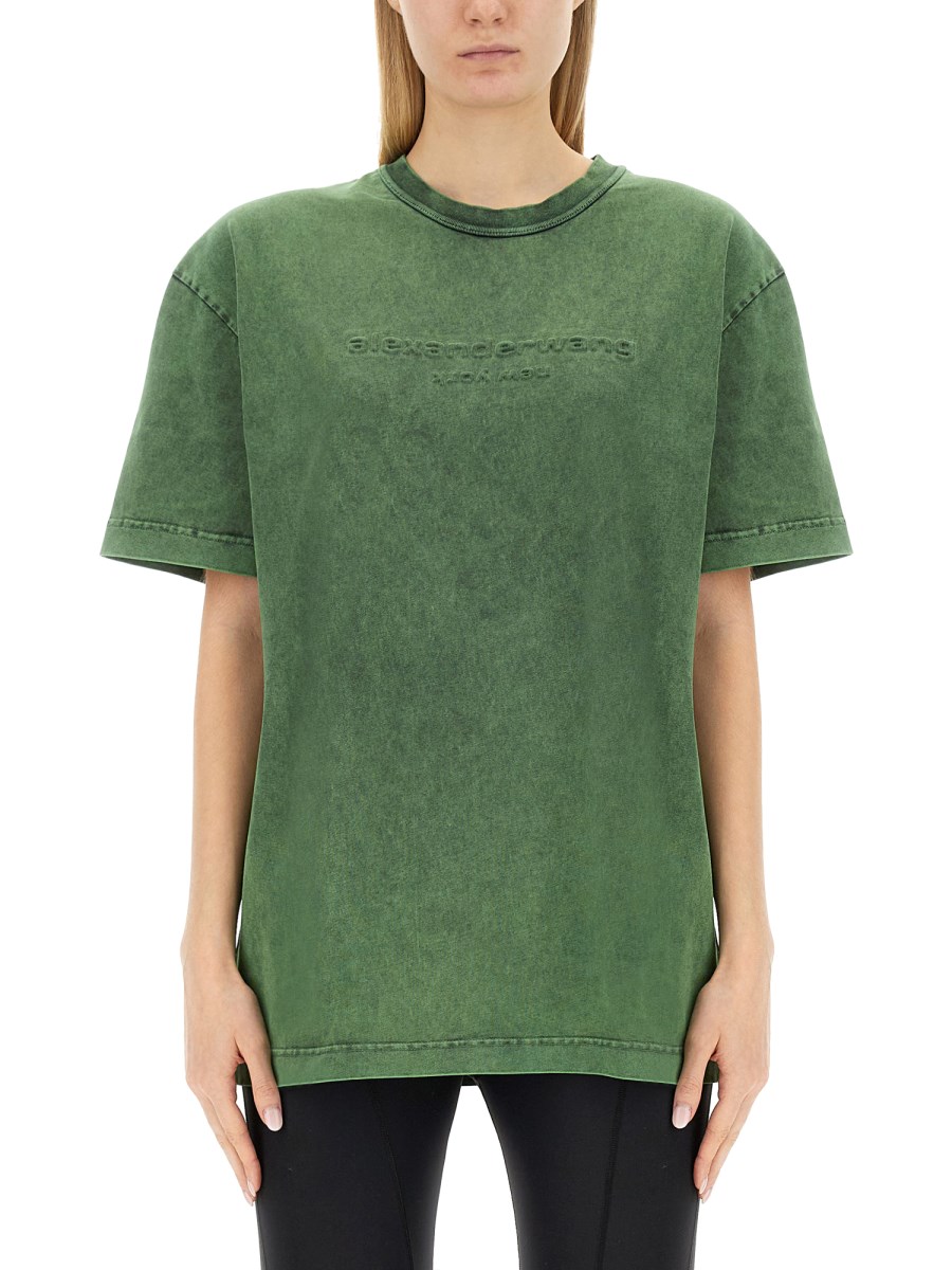 ALEXANDER WANG T-SHIRT CON LOGO