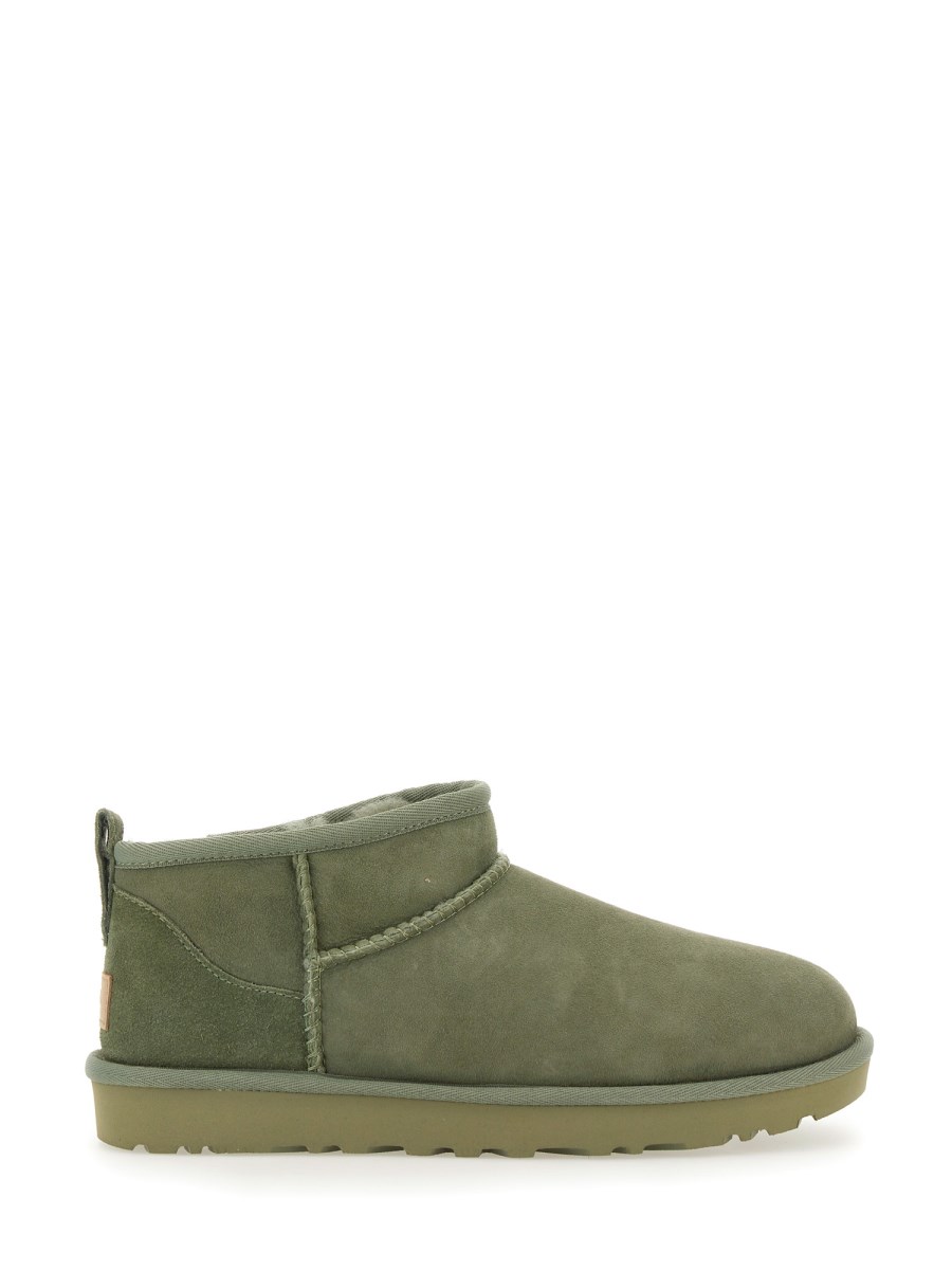 UGG STIVALE CLASSIC ULTRA MINI IN PELLE