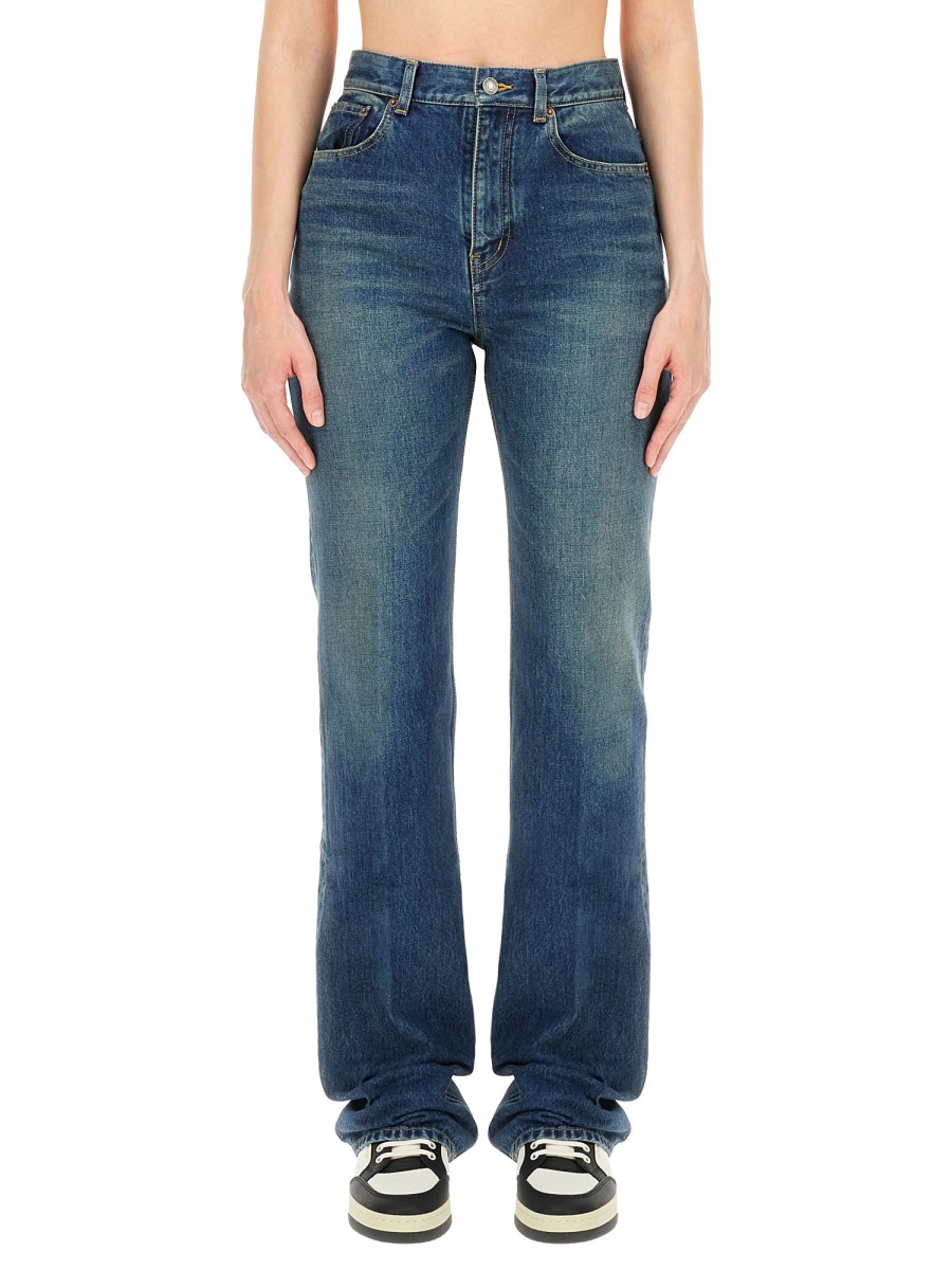 SAINT LAURENT JEANS "CLYDE" IN DENIM