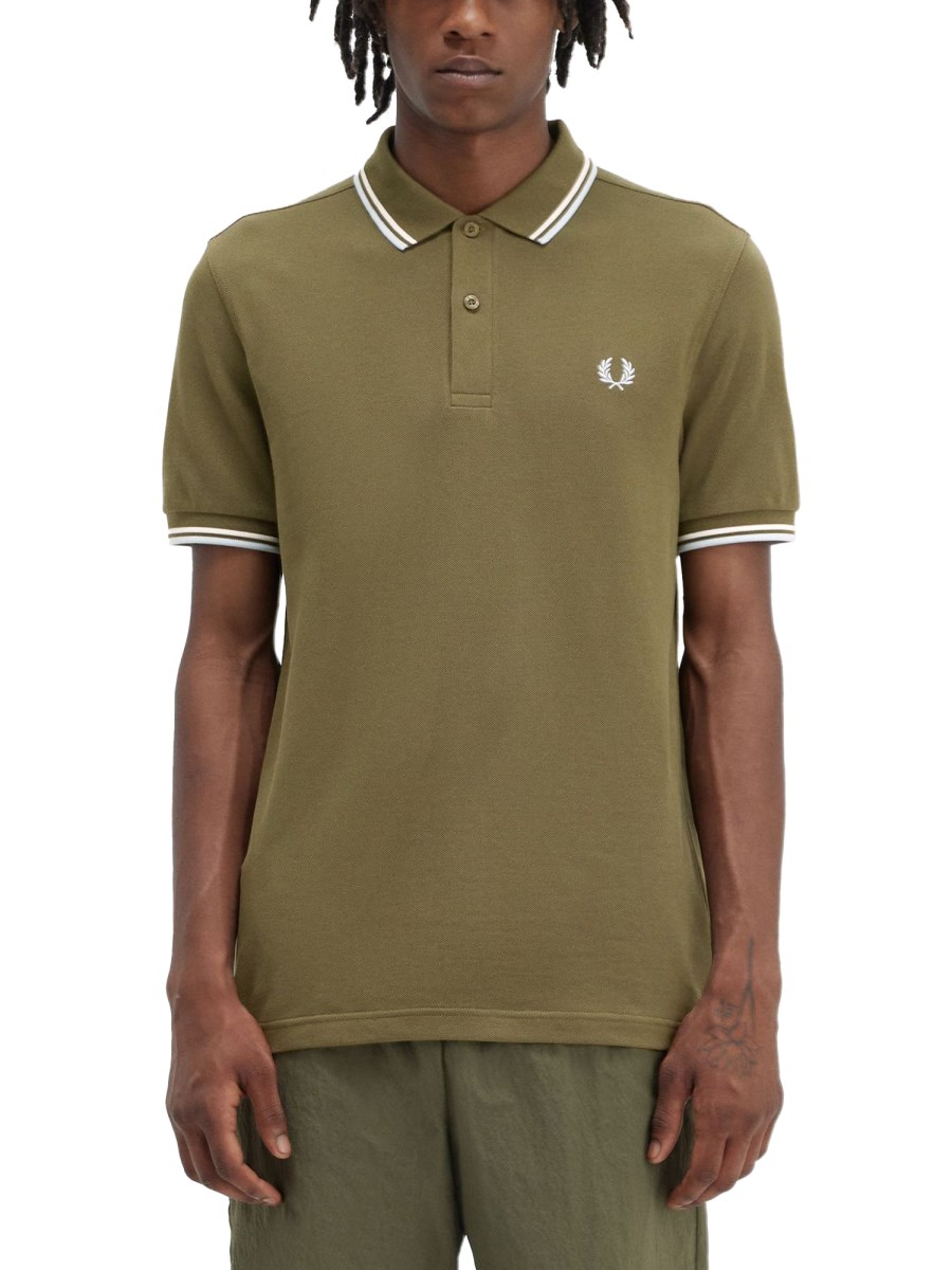 FRED PERRY POLO CON LOGO IN COTONE