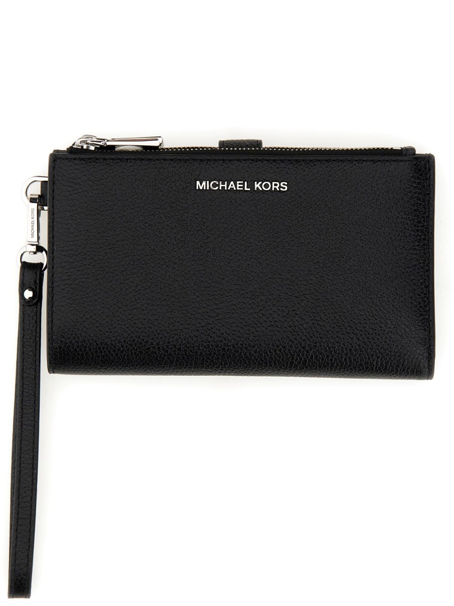 MICHAEL BY MICHAEL KORS PORTAFOGLIO "ADELE" IN PELLE MARTELLATA