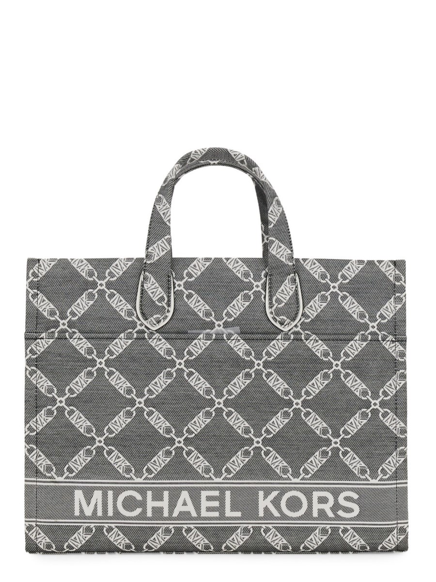 MICHAEL BY MICHAEL KORS BORSA TOTE GIGI LARGE CON LOGO JACQUARD EMPIRE