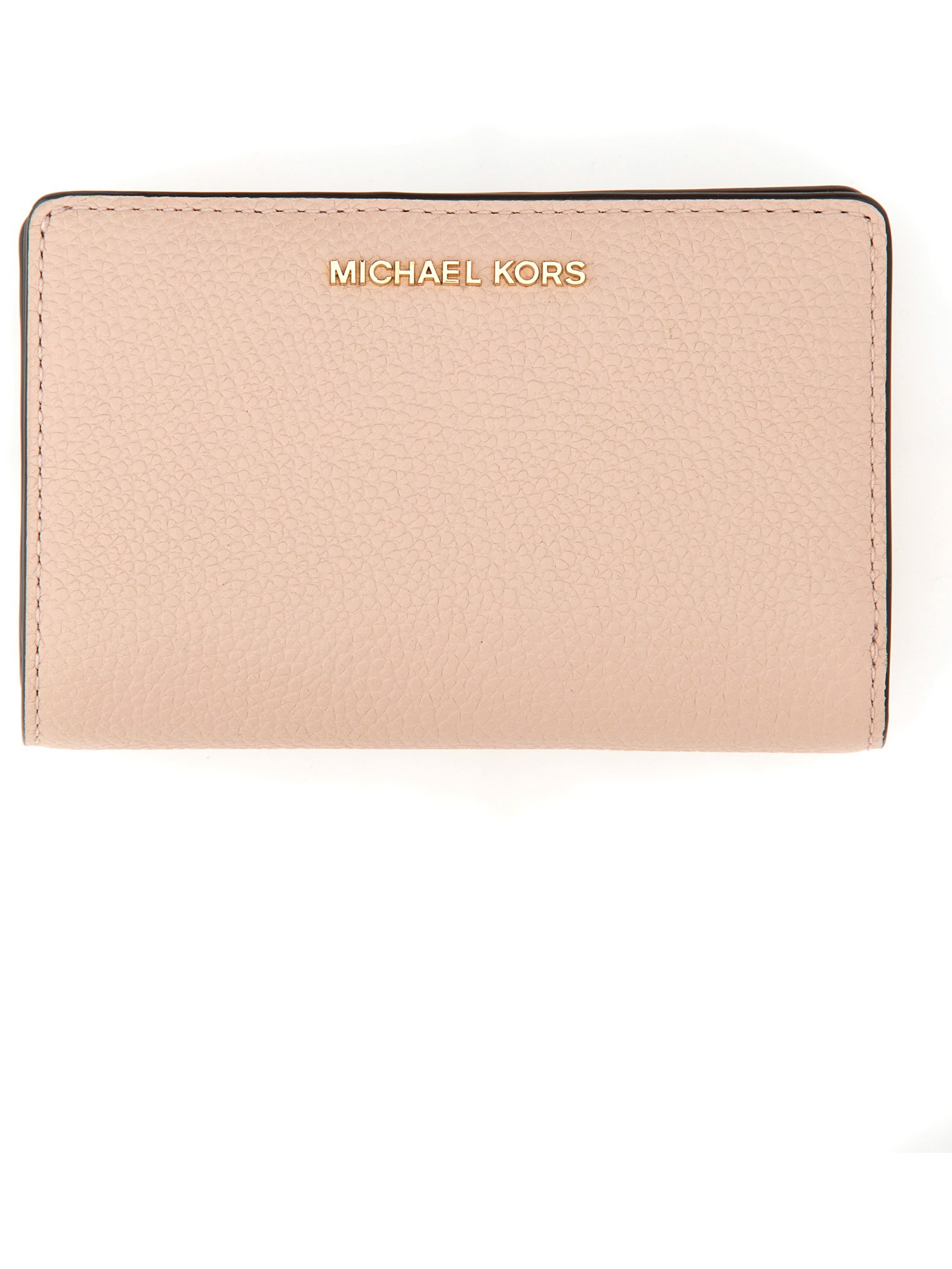 Shop Michael Michael Kors Wallet With Logo In Pink