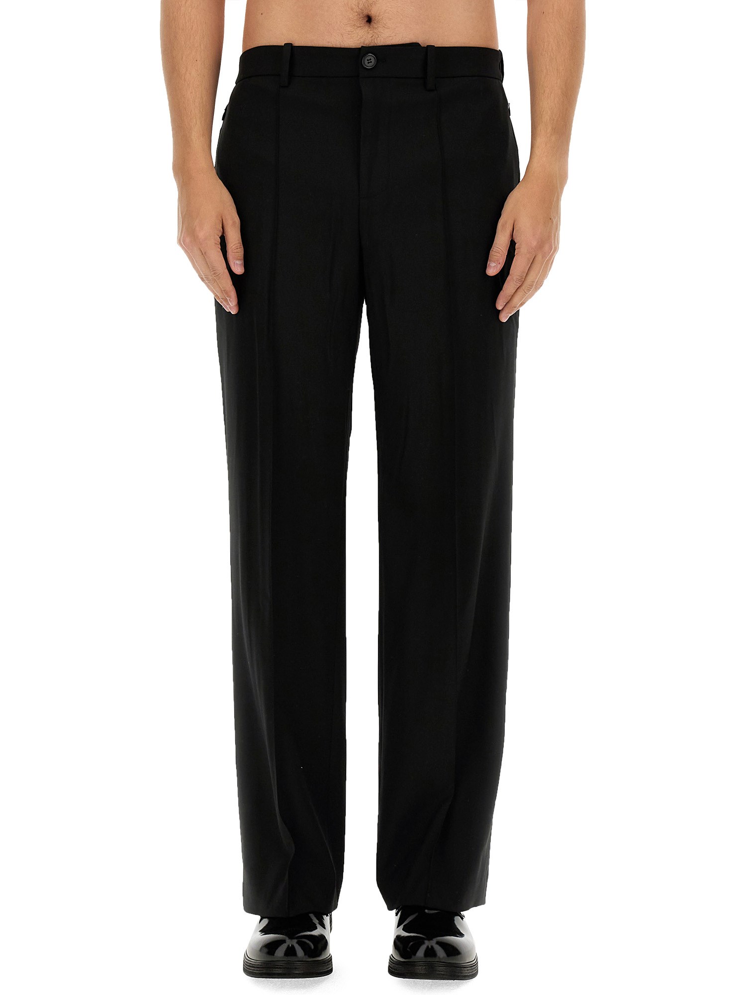 helmut lang relaxed fit pants
