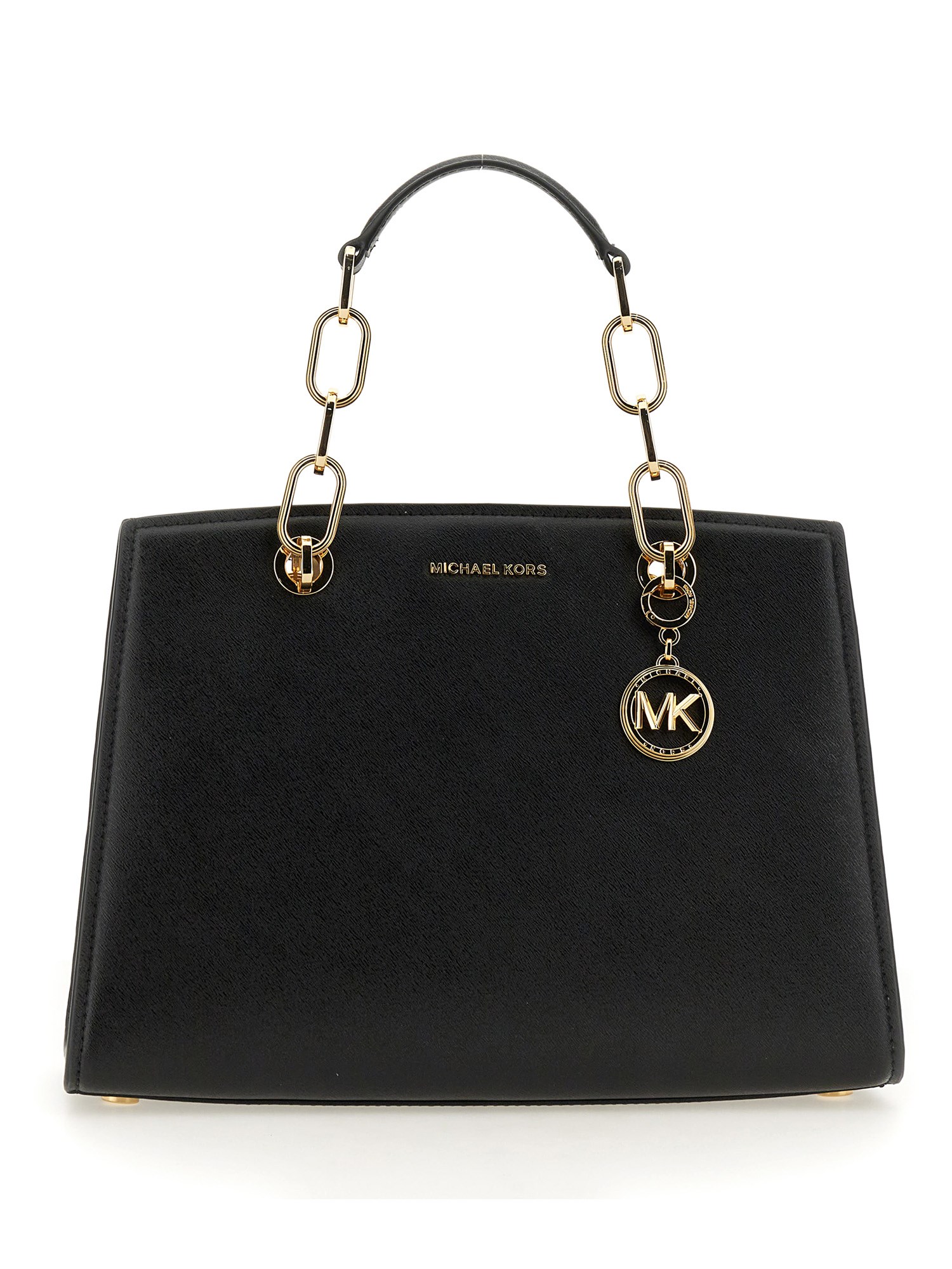 Michael Michael Kors Medium Cynthia Bag In Black