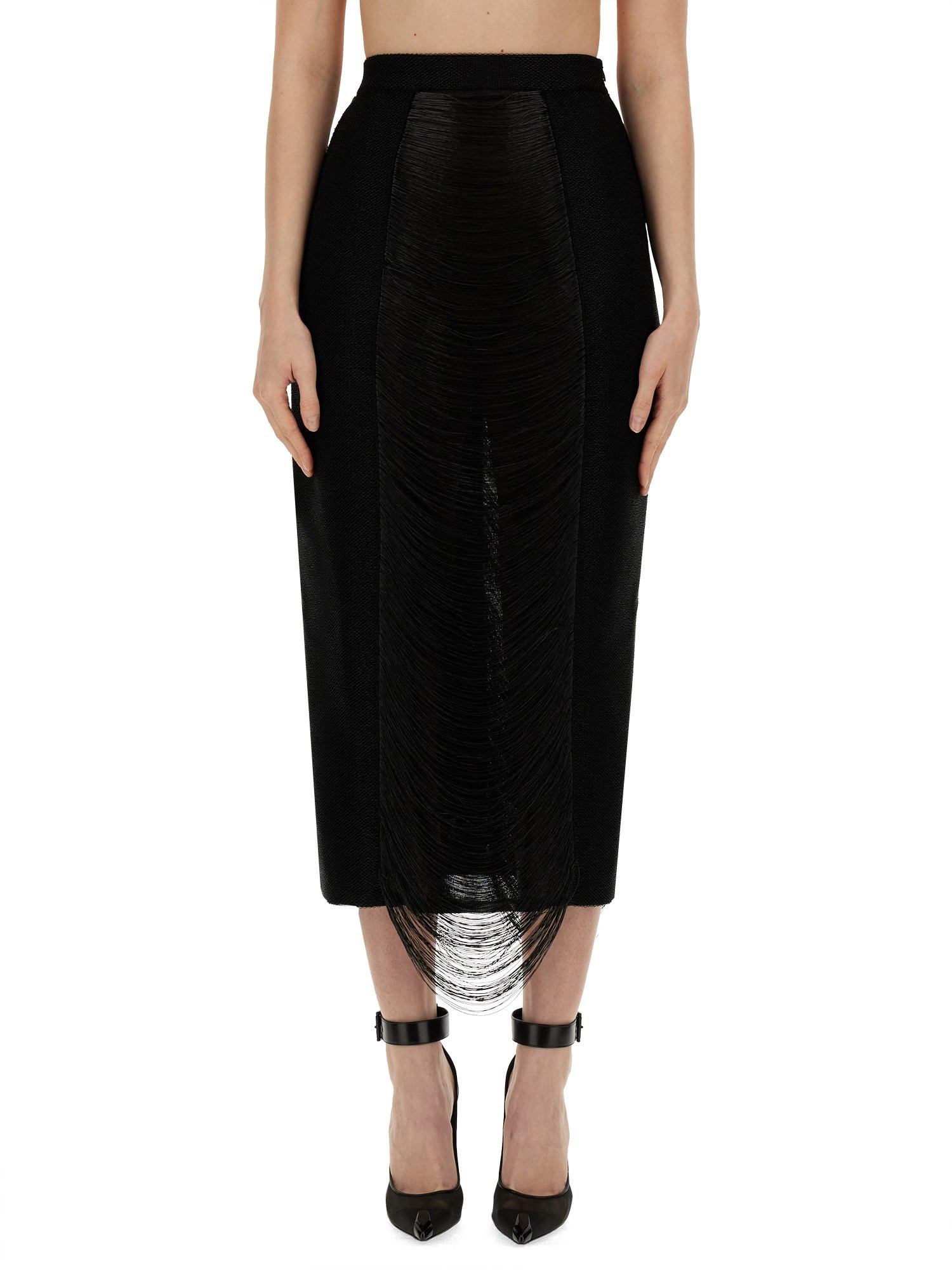 alexander mcqueen long skirt