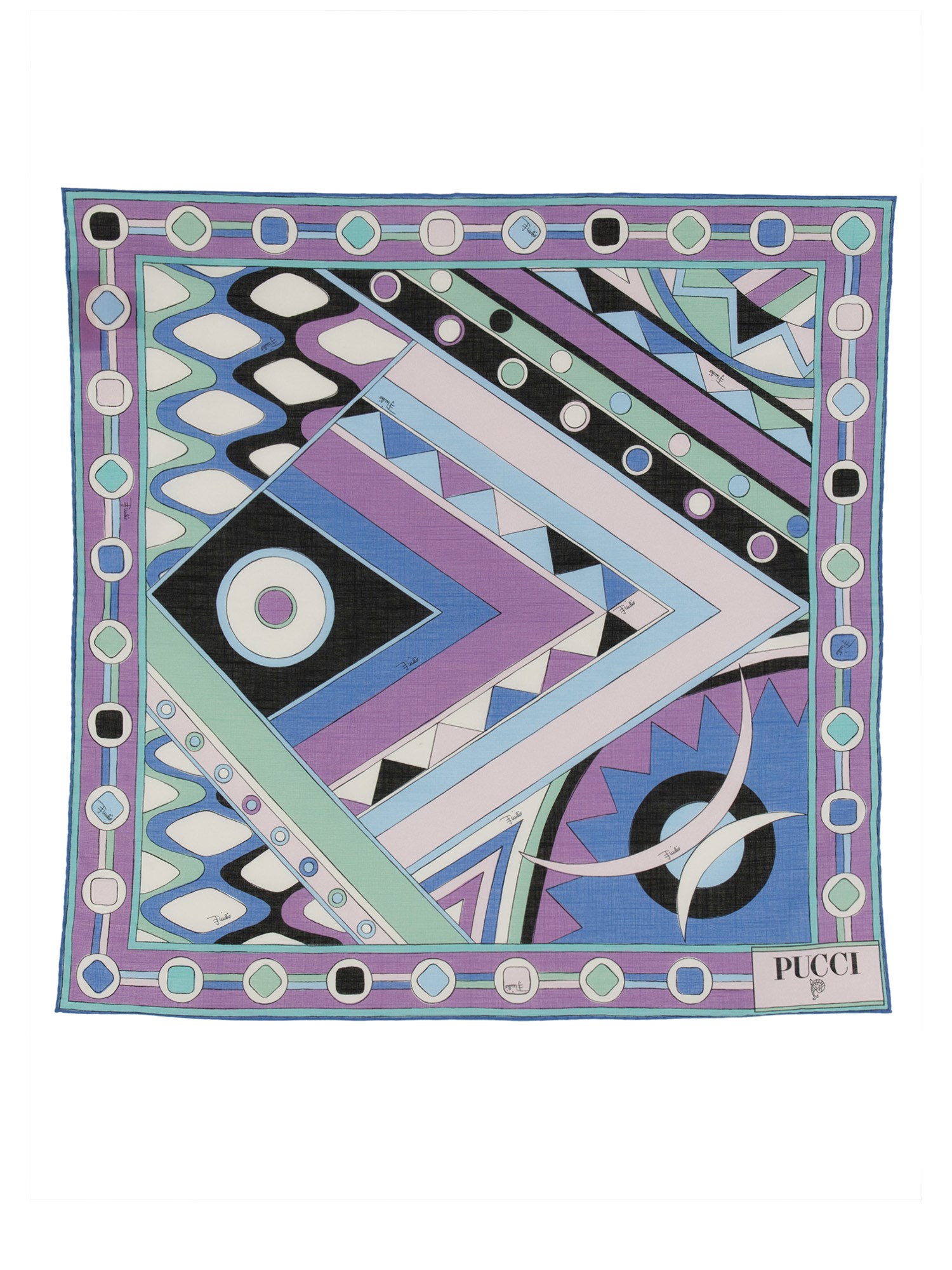 pucci scarf with print