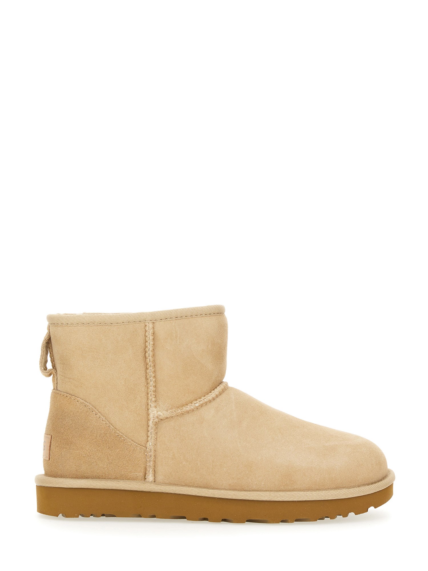 Shop Ugg Boot Classic Mini Ii In Beige