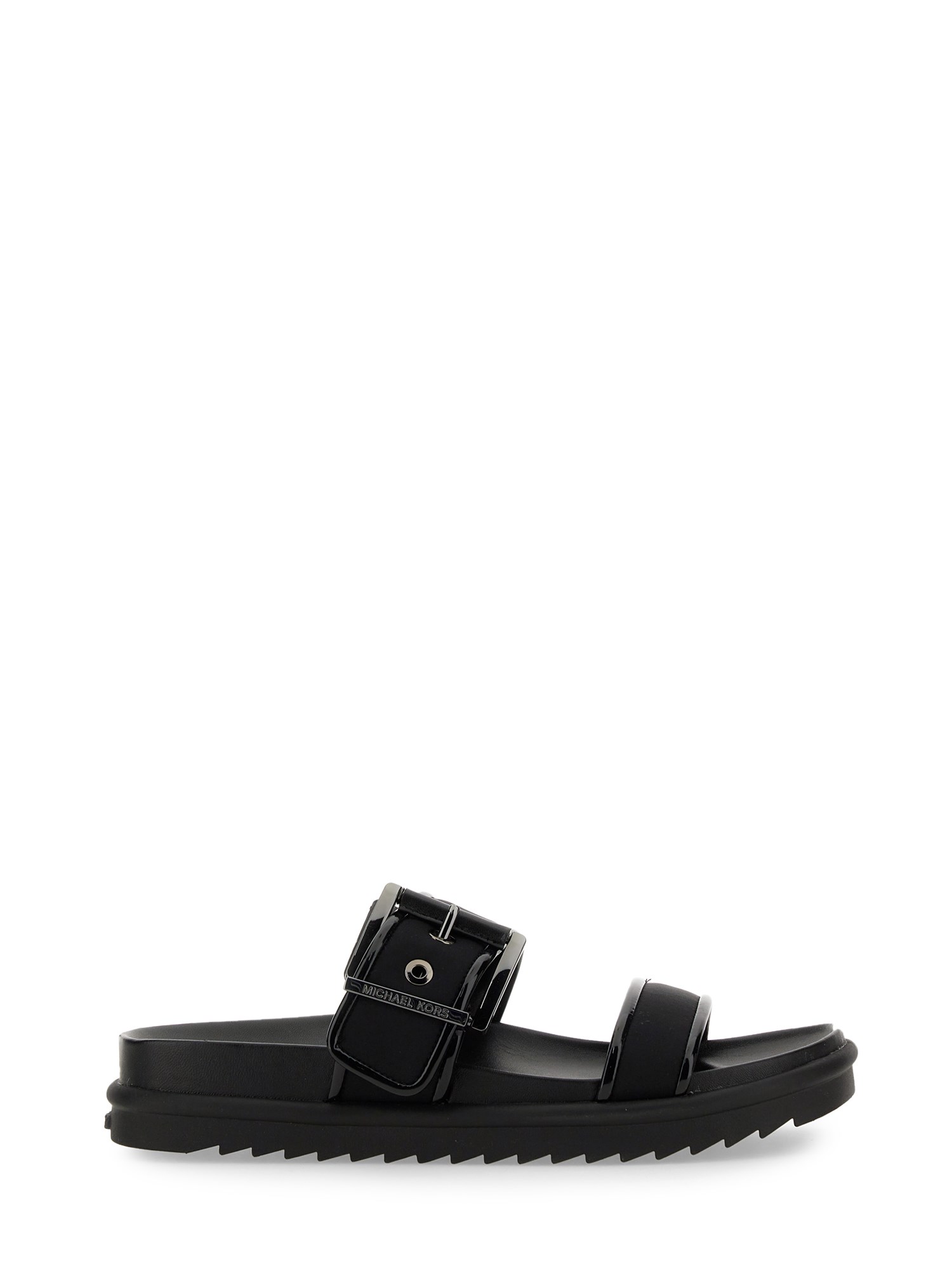 Shop Michael Michael Kors Sandal "colby" In Black