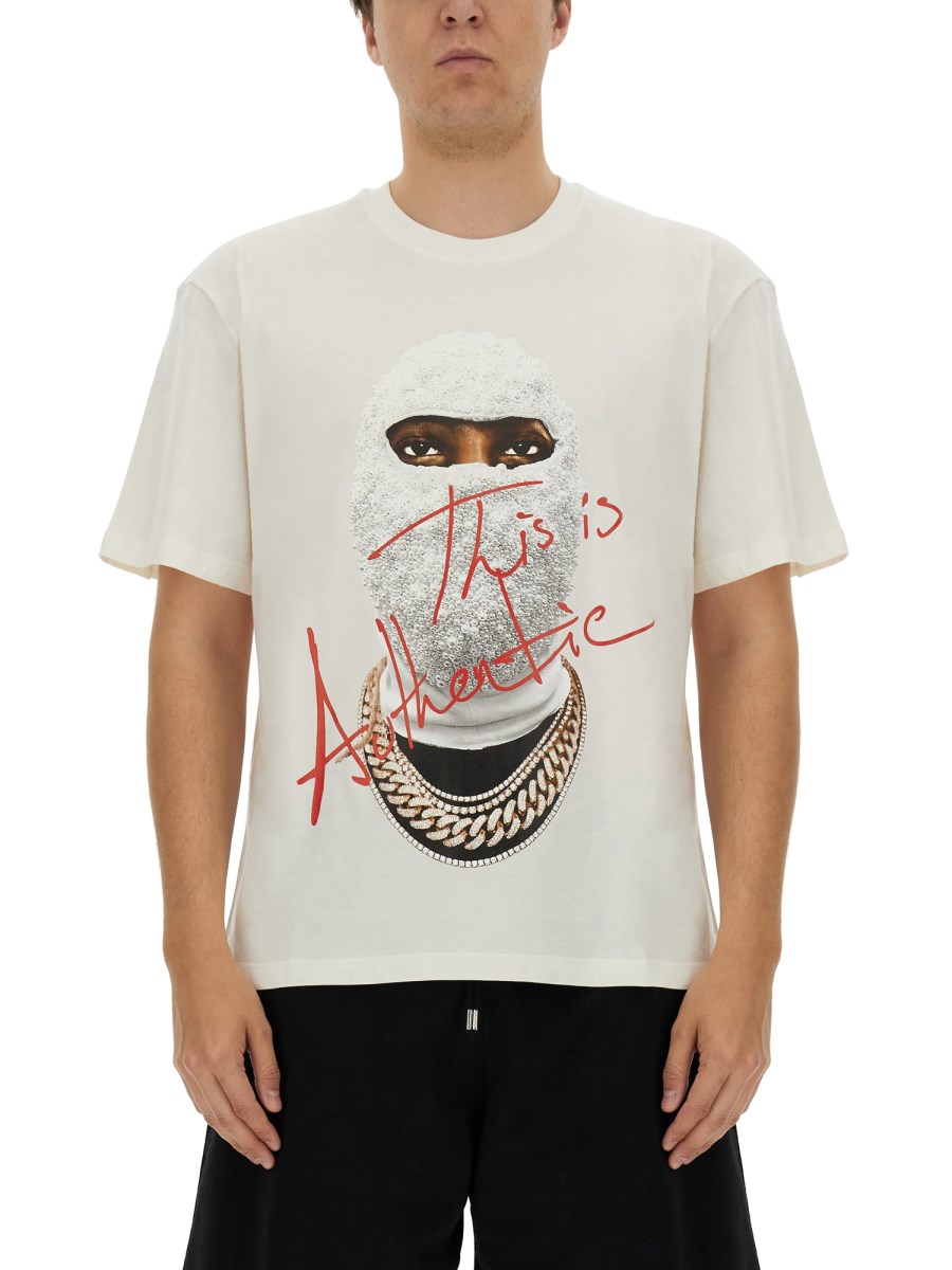 T-SHIRT "MASK AUTHENTIC WITH"