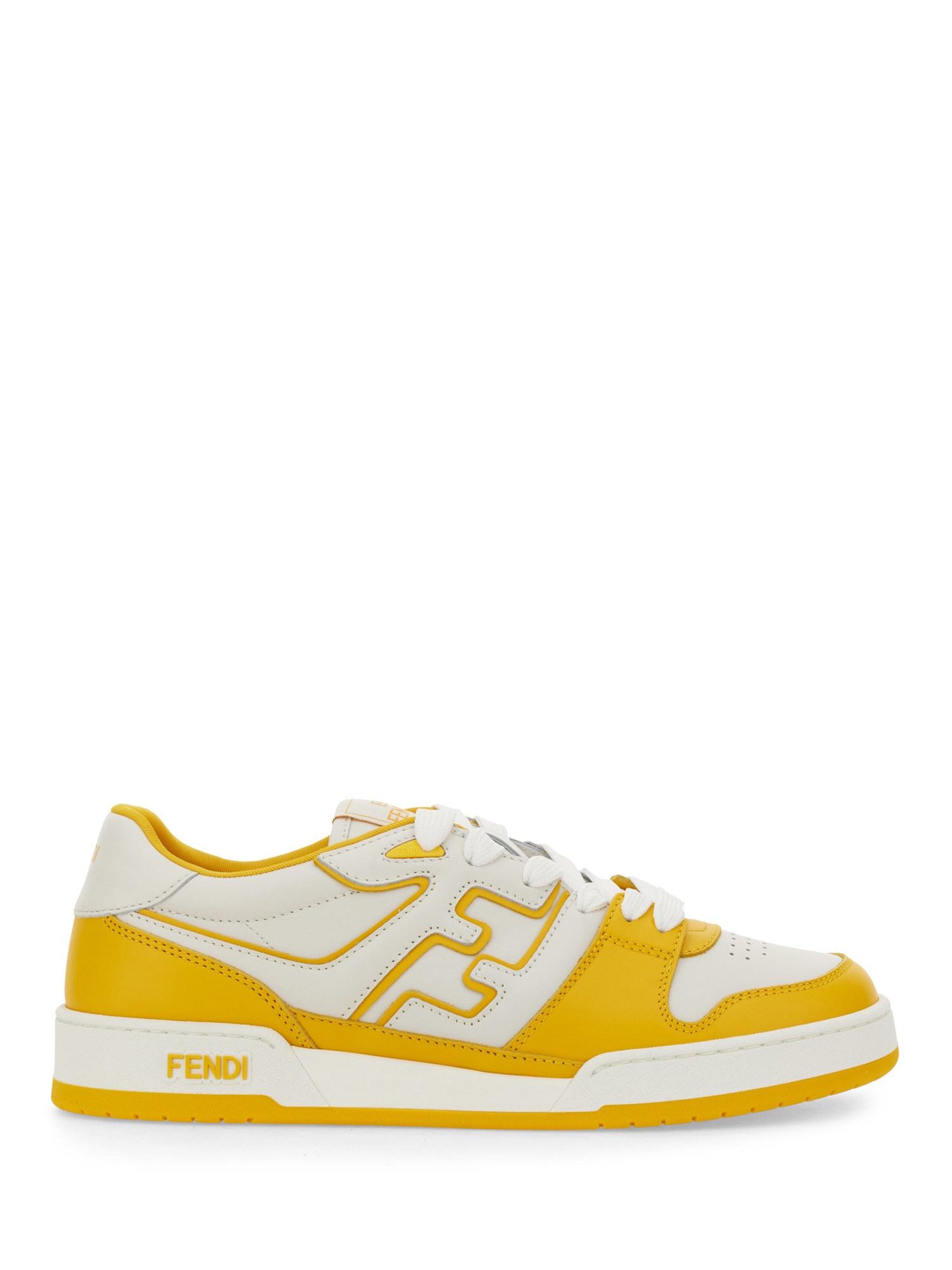 Shop Fendi "match" Sneaker In Yellow