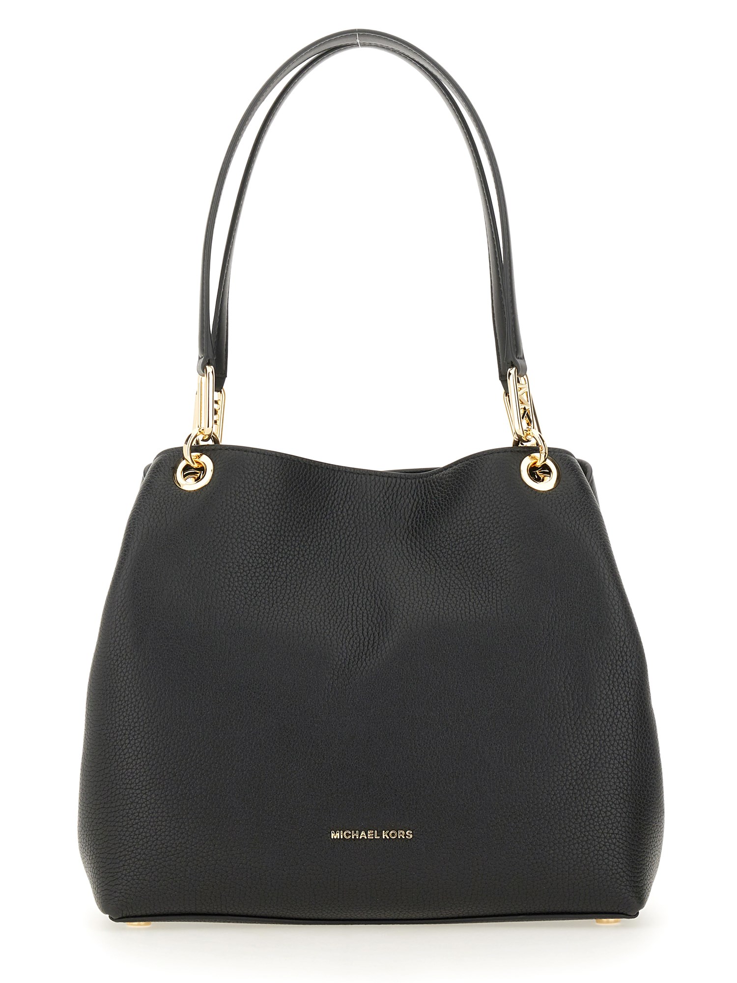 Michael Michael Kors Kensington Large Leather Tote Bag In Black
