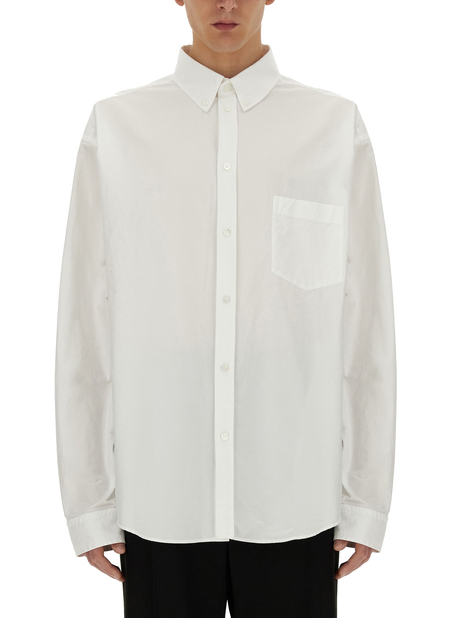 Balenciaga Large Fit Shirt In White