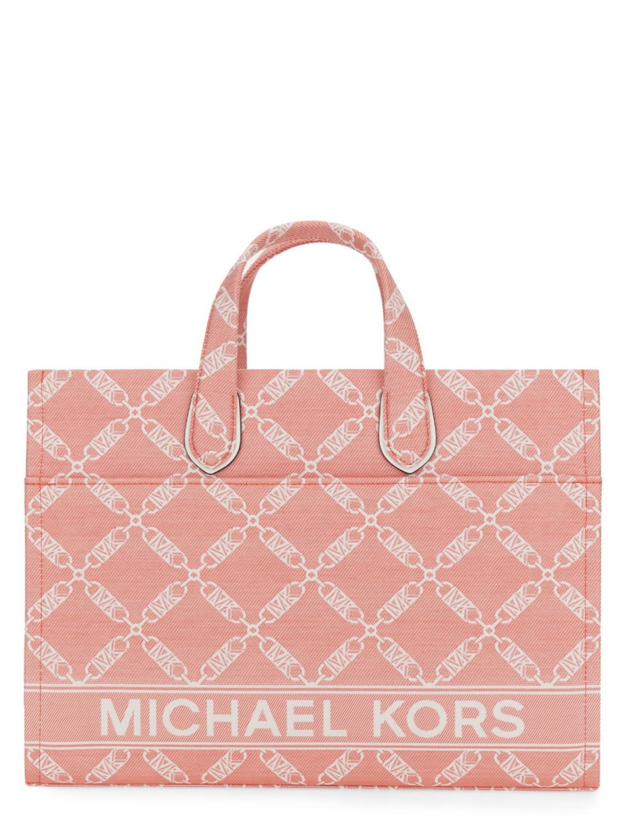 MICHAEL BY MICHAEL KORS BORSA TOTE GIGI LARGE CON LOGO JACQUARD EMPIRE