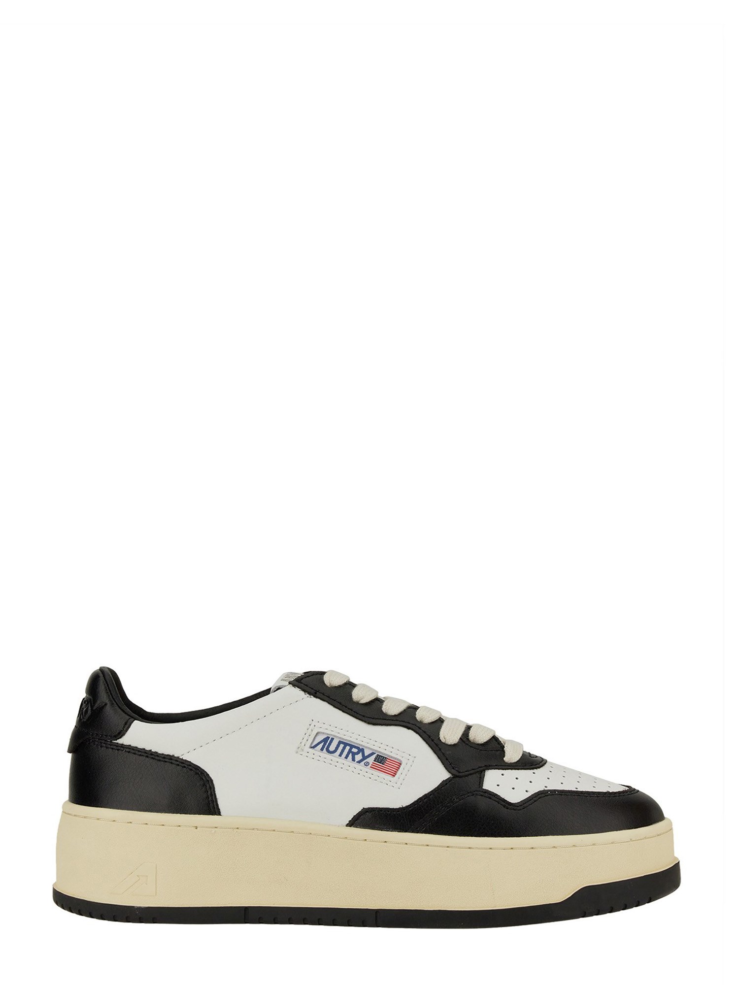 Shop Autry "medalist Platform" Low Sneakers In White