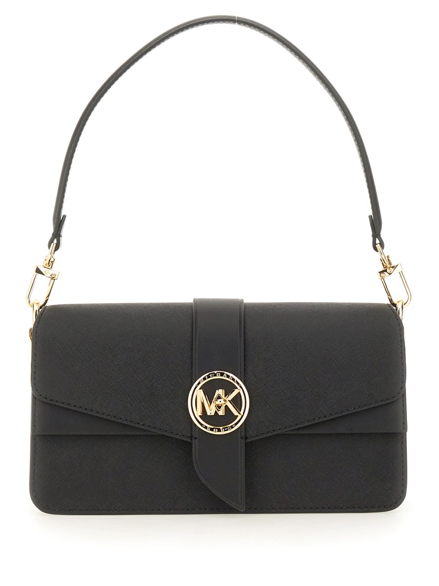 MICHAEL BY MICHAEL KORS BORSA A SPALLA GREENWICH IN PELLE SAFFIANO