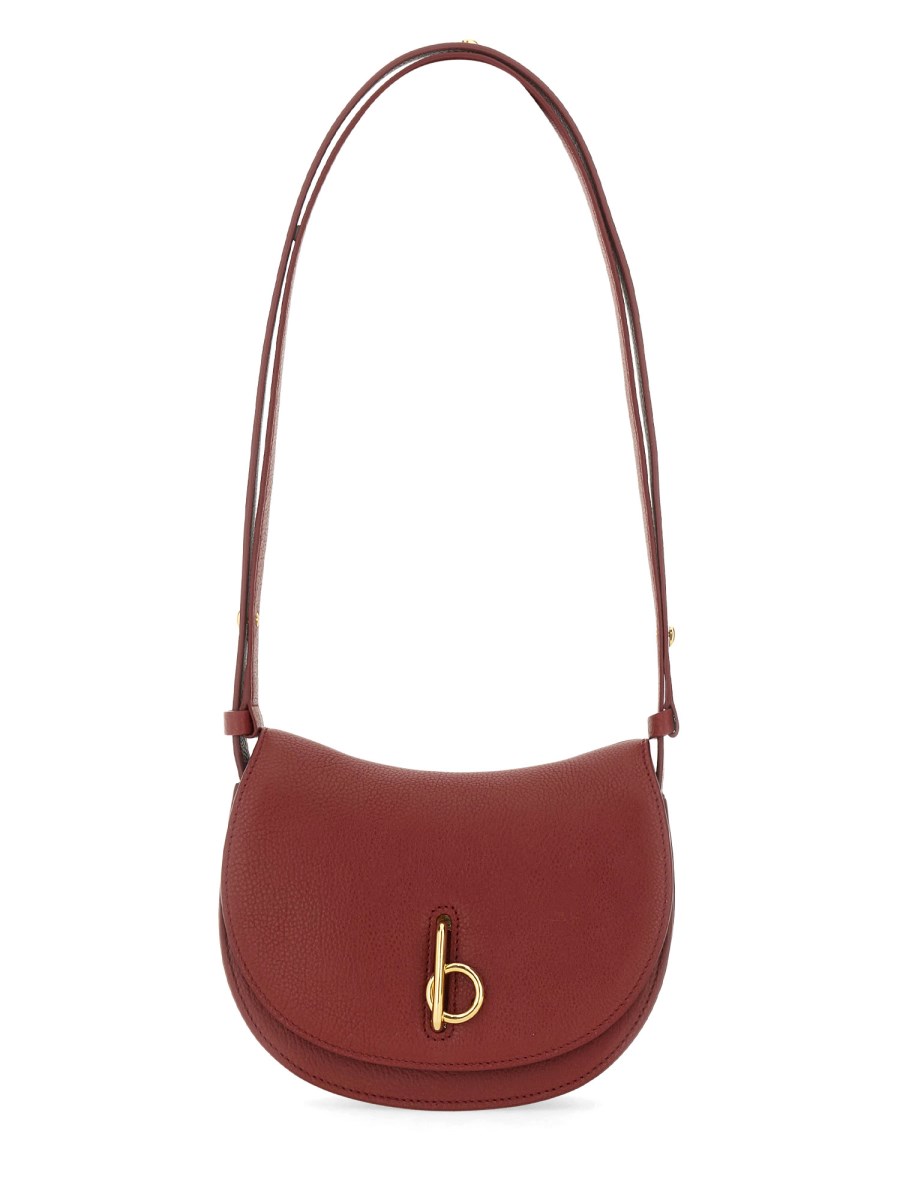 BURBERRY BORSA A TRACOLLA MINI ROCKING HORSE IN PELLE