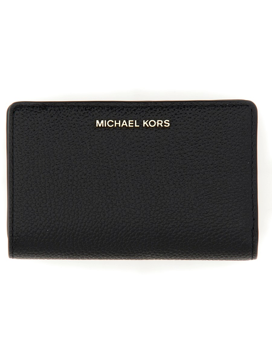 MICHAEL BY MICHAEL KORS PORTAFOGLIO IN PELLE MARTELLATA CON LOGO