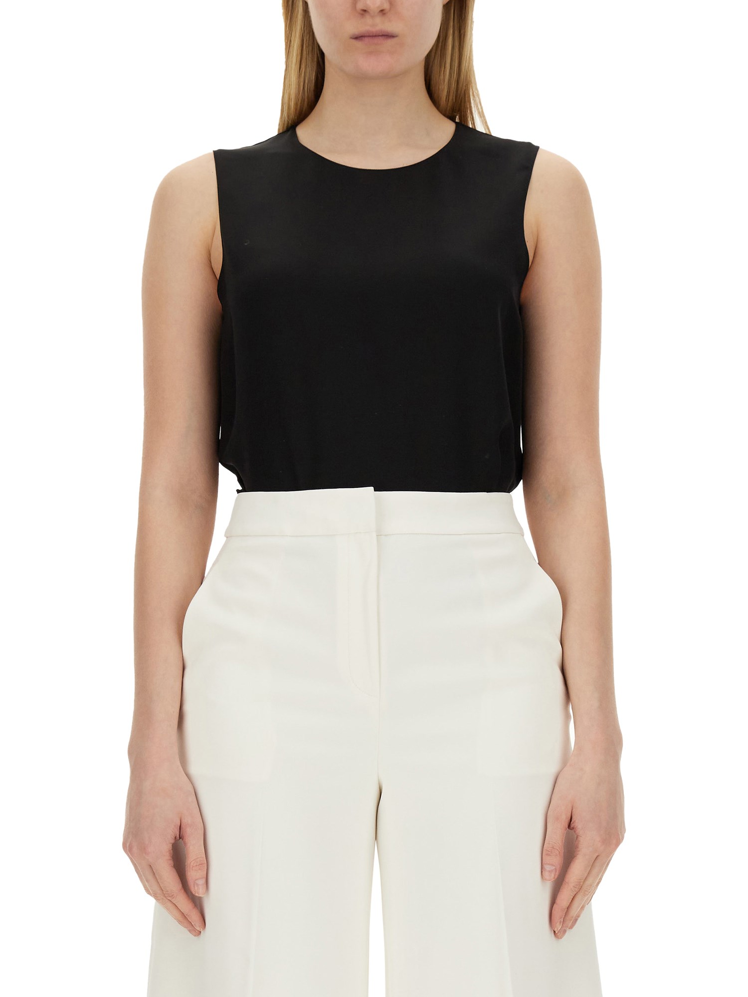 theory georgette top