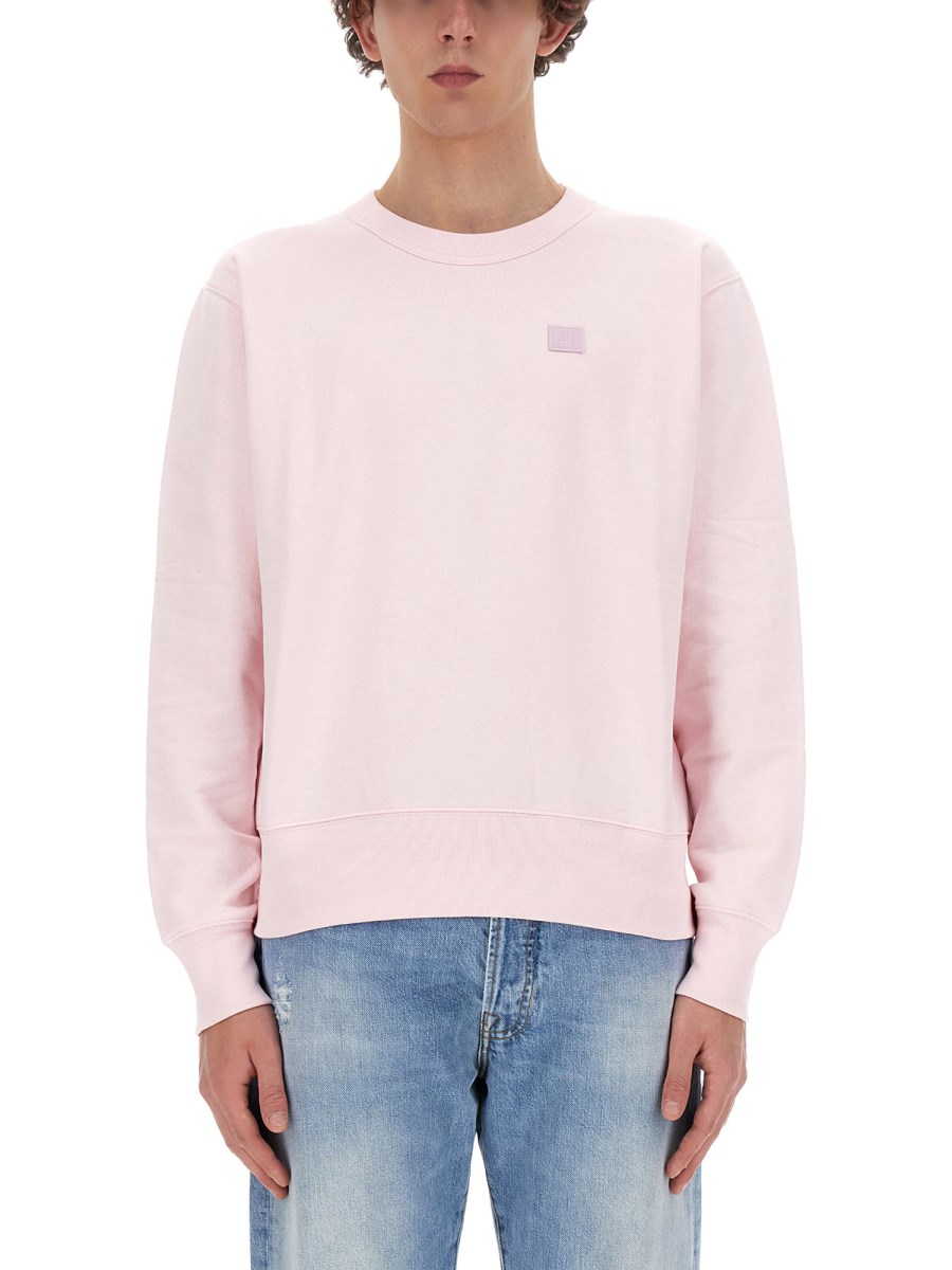 ACNE STUDIOS FELPA IN COTONE CON LOGO