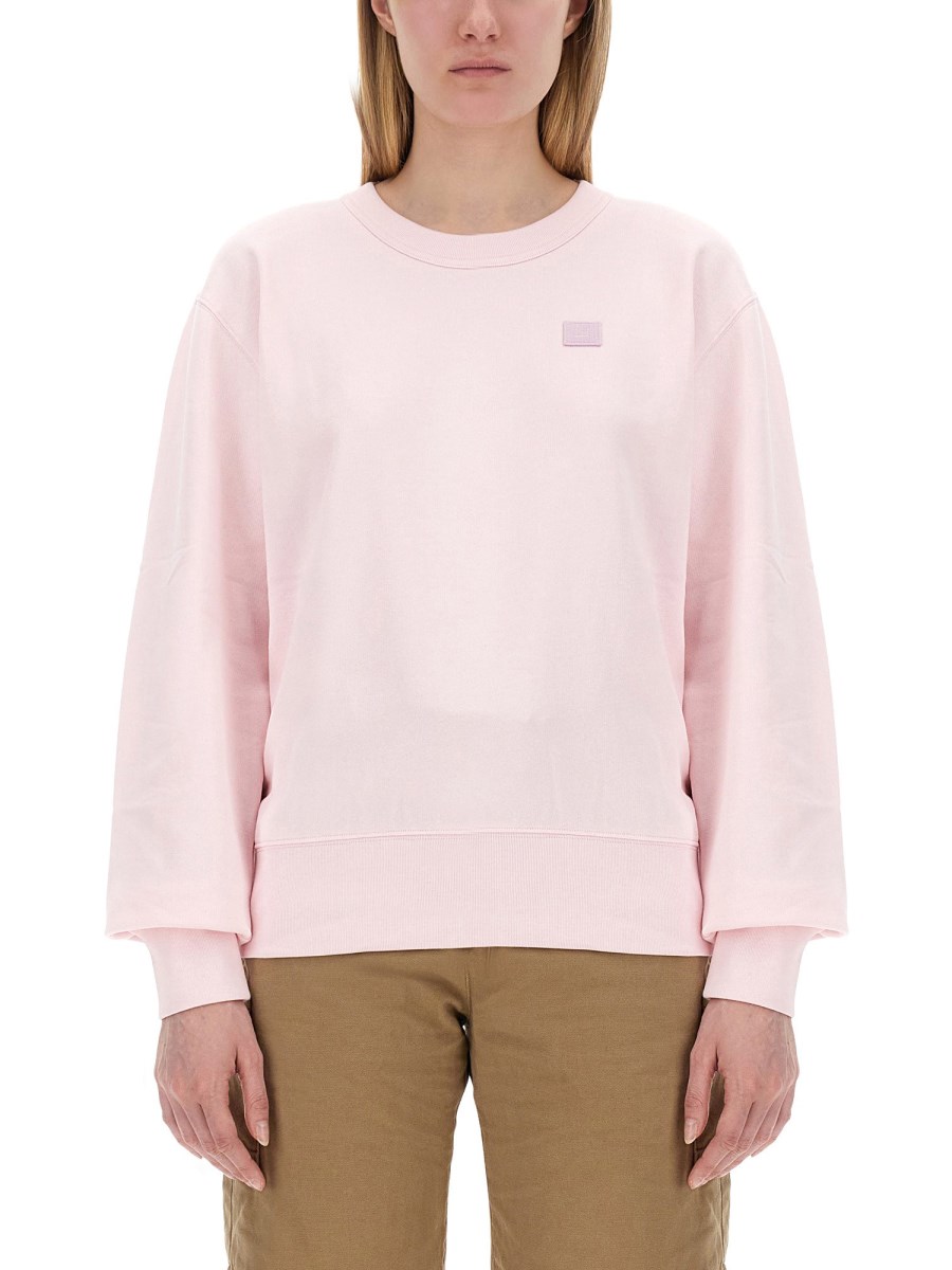 ACNE STUDIOS FELPA IN COTONE CON LOGO