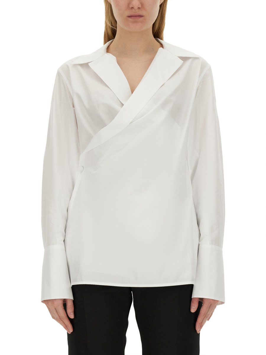 GIVENCHY CAMICIA A PORTAFOGLIO IN POPELINE