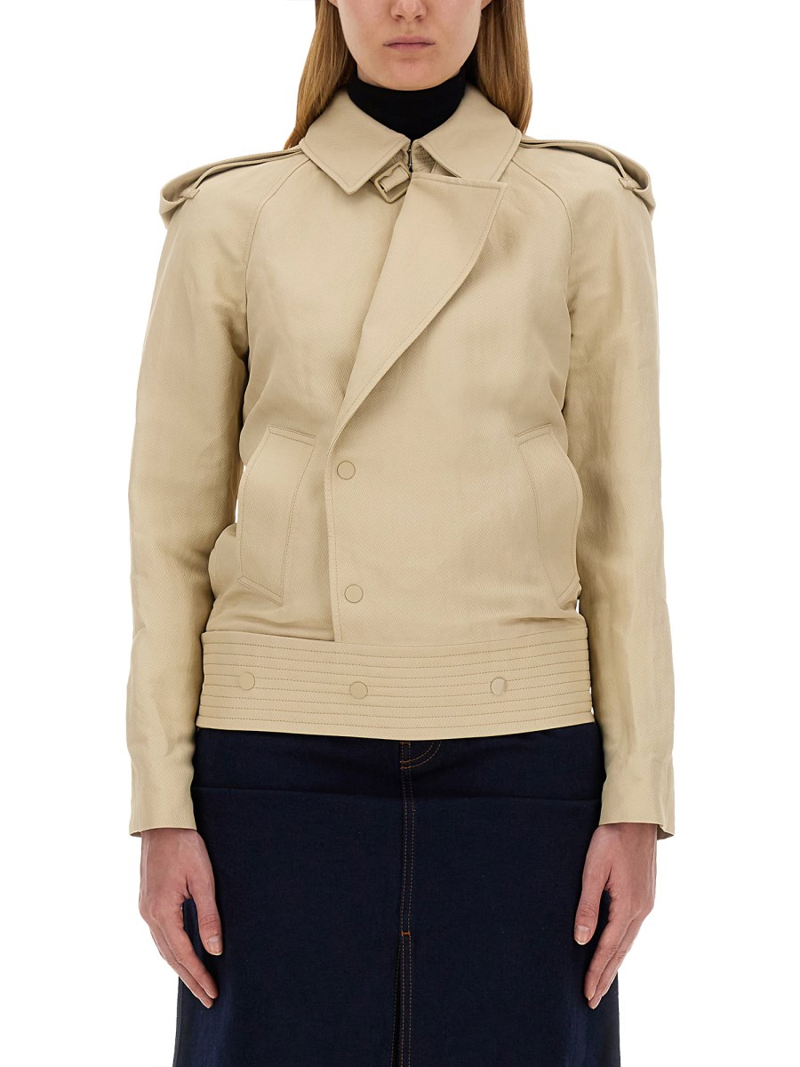 BURBERRY GIACCA TRENCH IN TELA