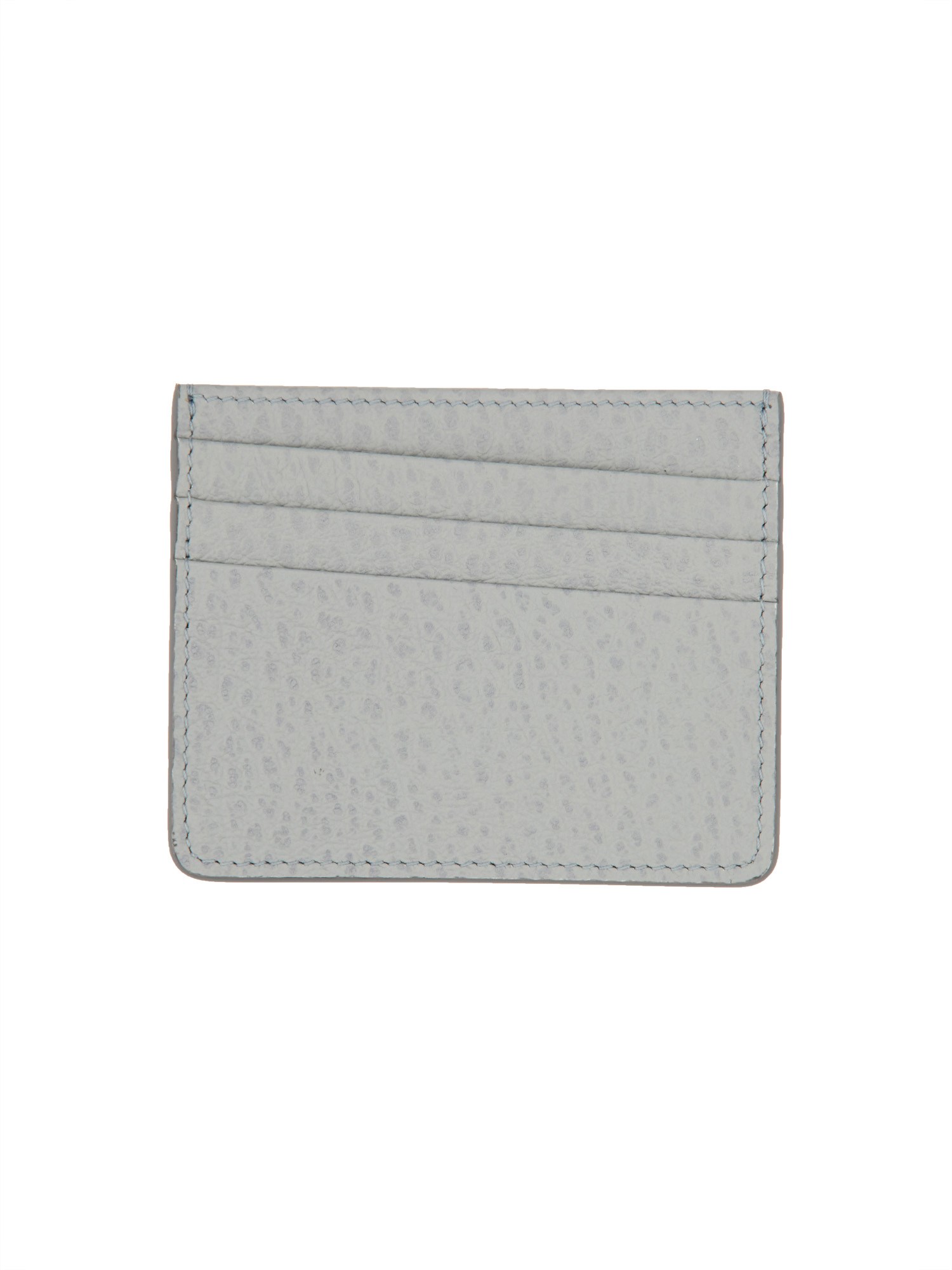 Shop Maison Margiela "four Stitches" Card Holder In Grey