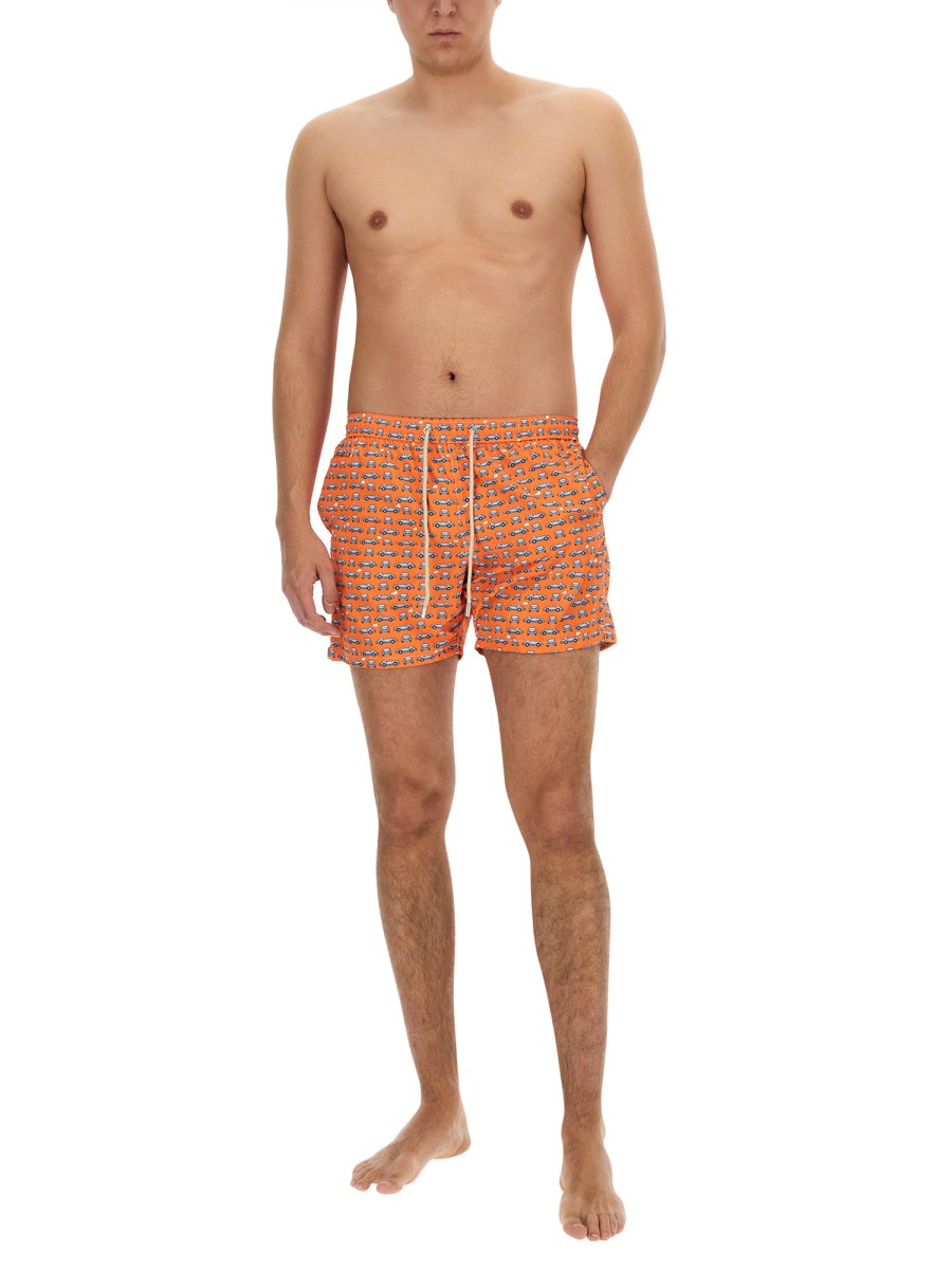 Mc2 Saint Barth Costume Floating Crab Stripes JEA0001 00304H Da Bambino