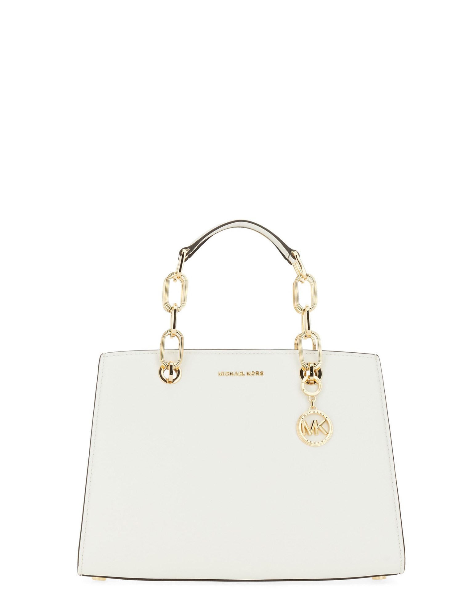 Michael Michael Kors Medium "cynthia" Bag In White