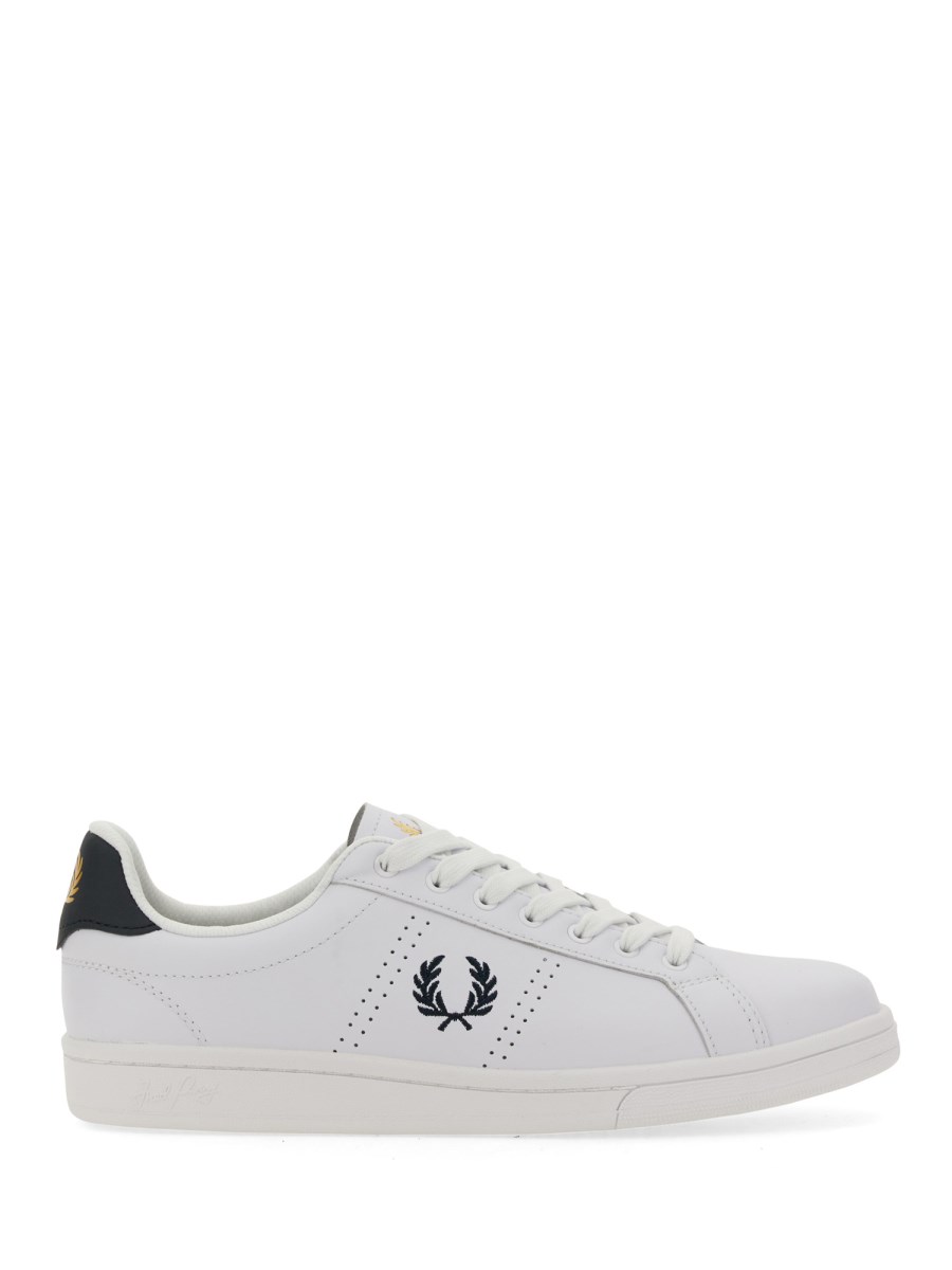 FRED PERRY SNEAKER "B721" IN PELLE PIENO FIORE