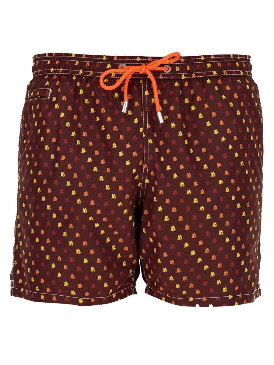 MC2 SAINT BARTH COSTUME BOXER IN NYLON CON STAMPA