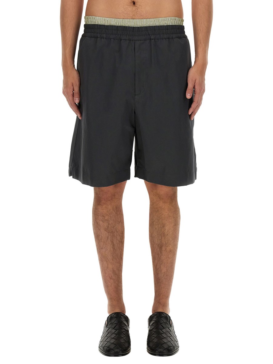 BOTTEGA VENETA SHORTS IN COTONE