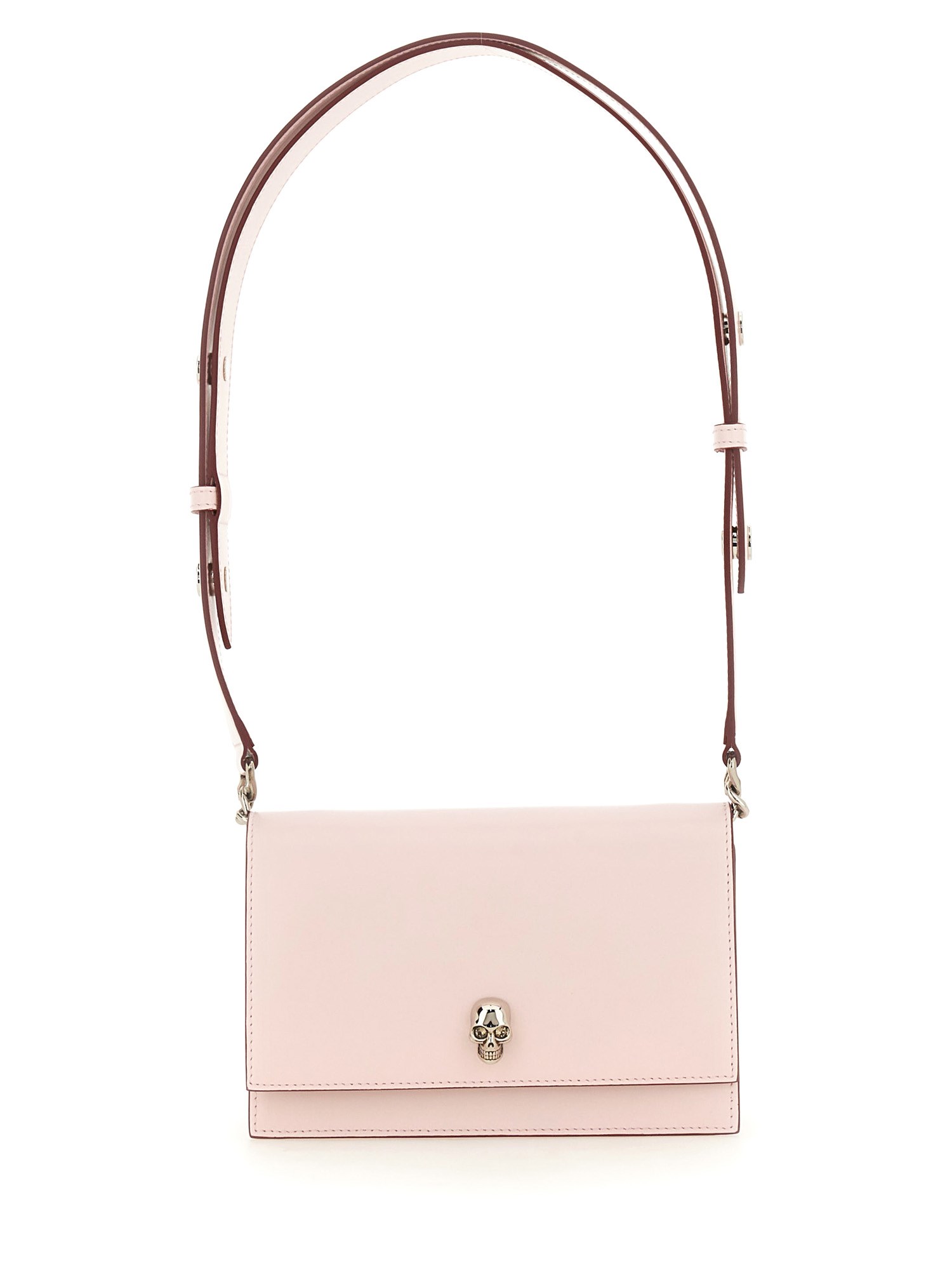 Shop Alexander Mcqueen Skull Bag Small In Pink