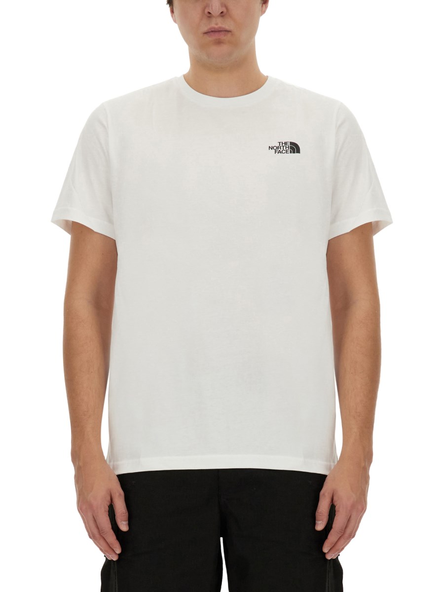 THE NORTH FACE T-SHIRT IN JERSEY DI COTONE CON LOGO