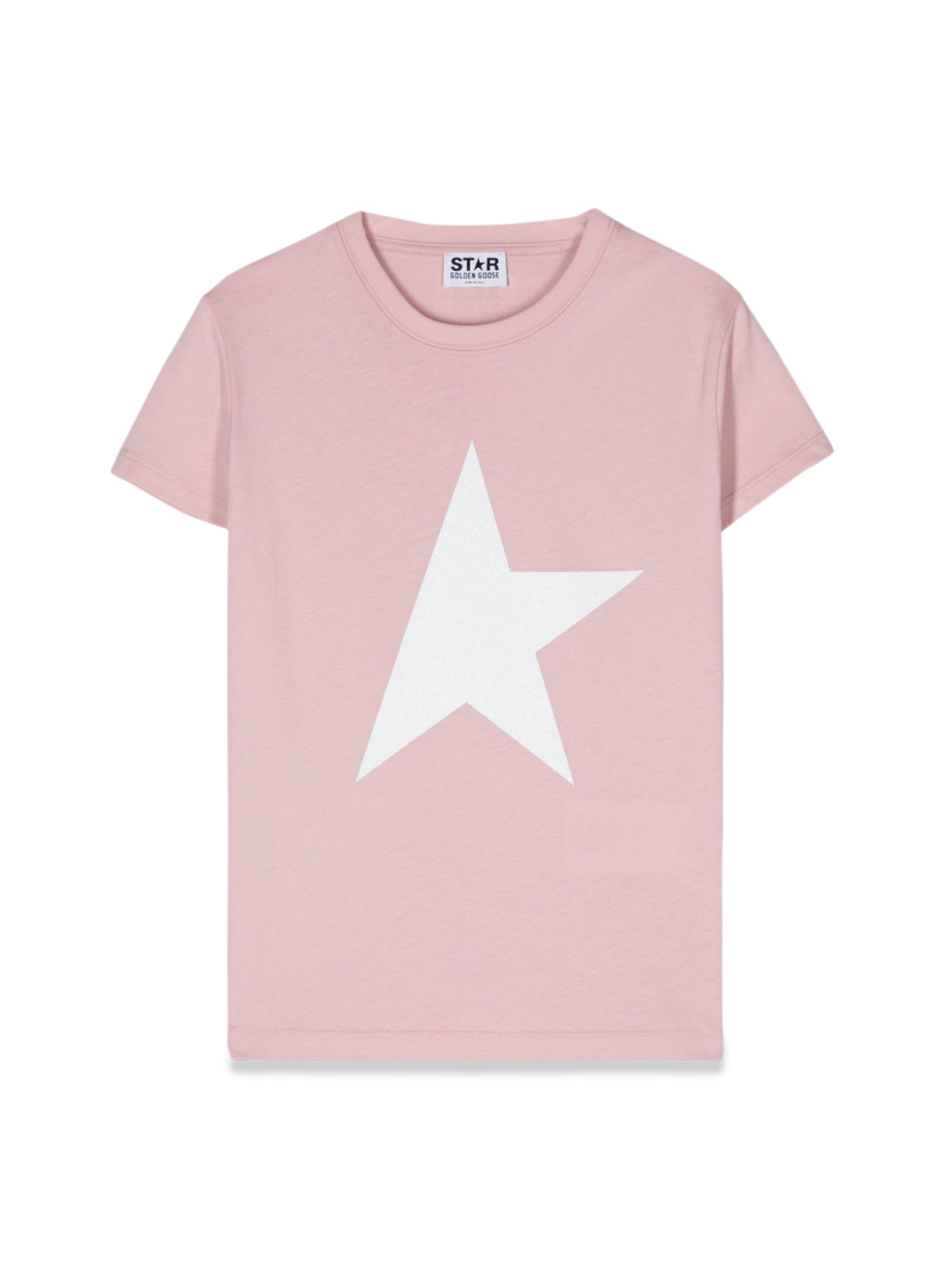 golden goose star/ girl's t-shirt s/s logo/ big star printed/ logo