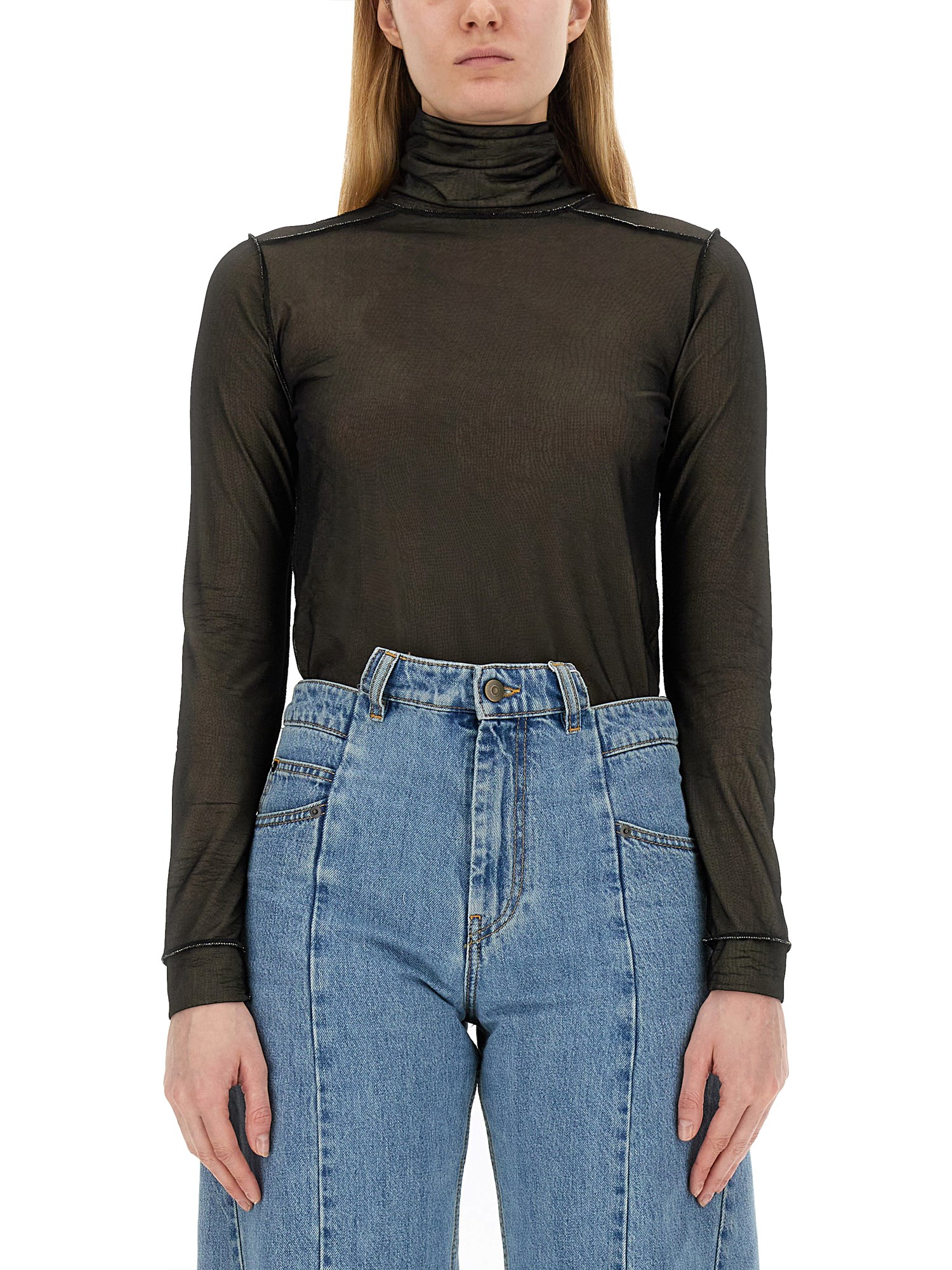 maison margiela turtleneck bodysuit