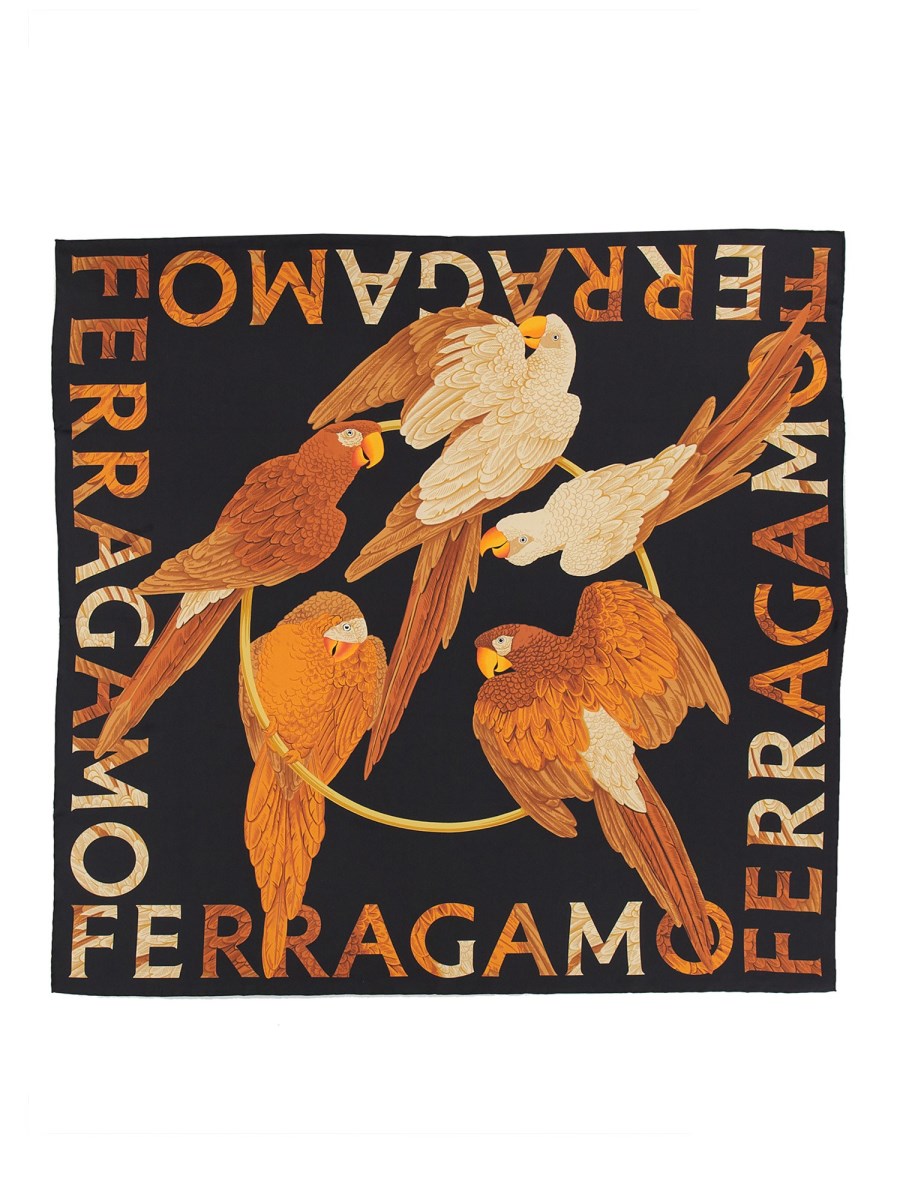 FERRAGAMO FOULARD IN SETA