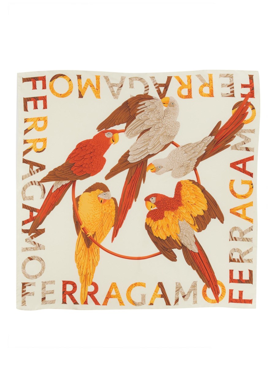 FERRAGAMO FOULARD IN SETA