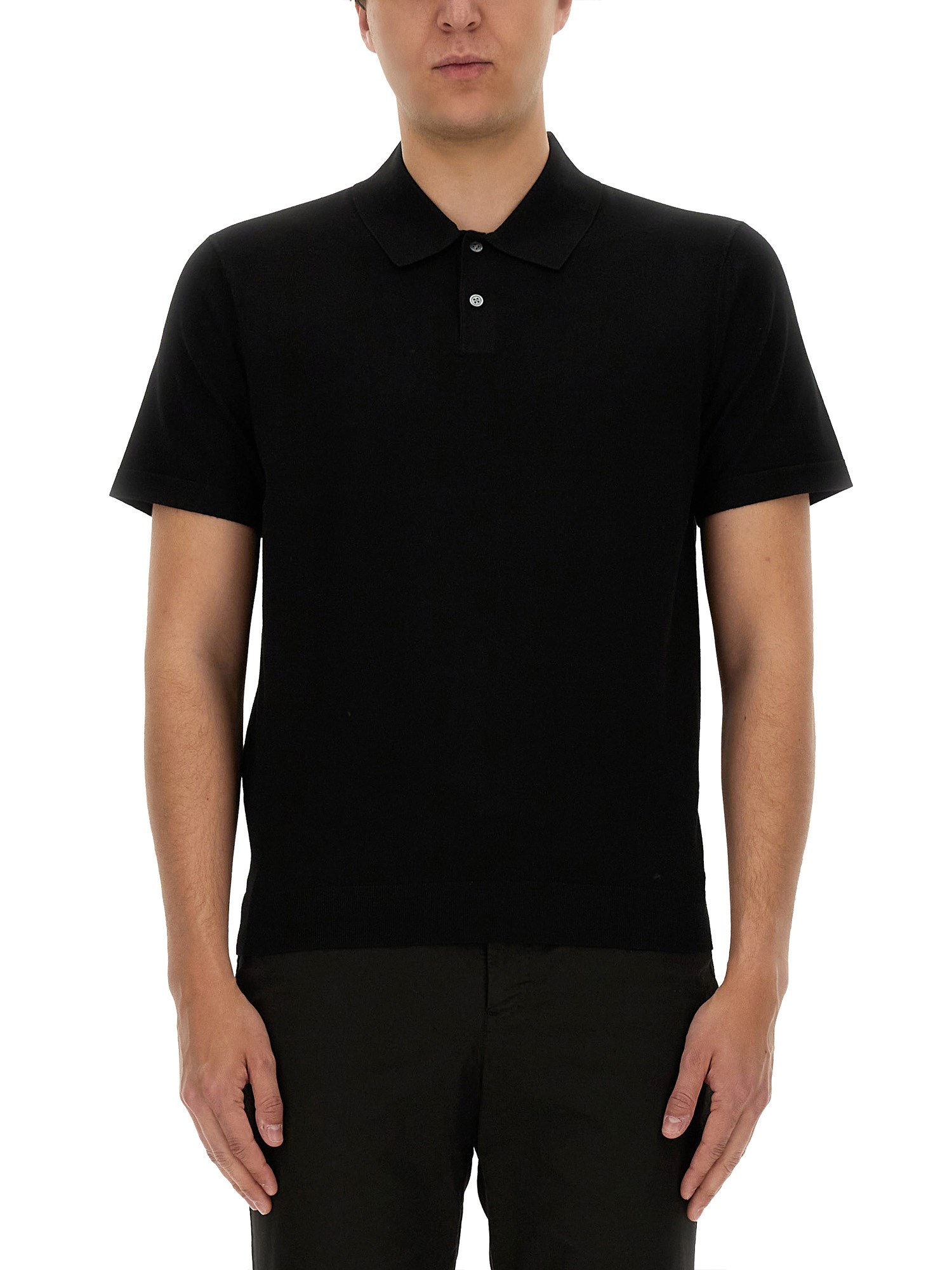 Shop Theory Regular Fit Polo Shirt In Black