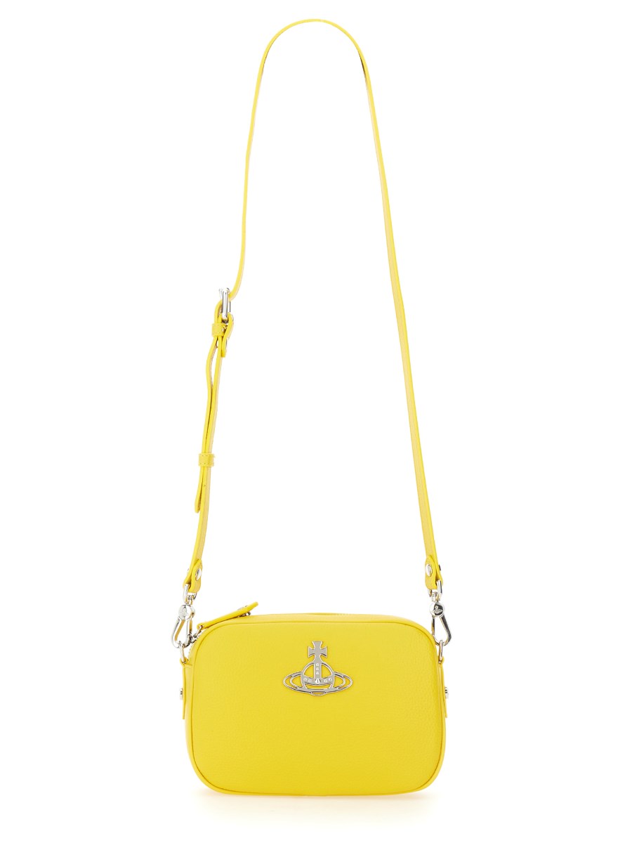 VIVIENNE WESTWOOD CAMERA BAG "ANNA" IN SAFFIANO