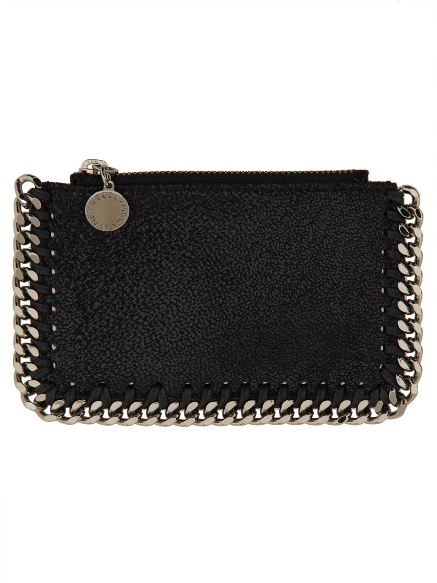 STELLA McCARTNEY PORTACARTE "FALABELLA" IN SHAGGY DEER