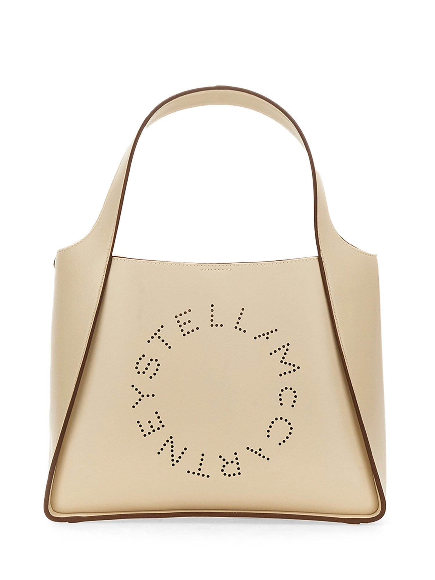 Shop Stella Mccartney Shoulder Bag With Logo In White