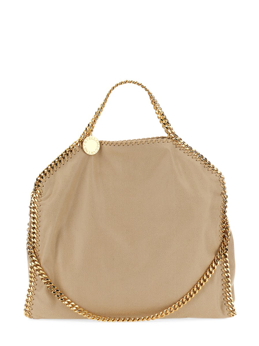 STELLA McCARTNEY BORSA TOTE FALABELLA FOLD OVER IN SHAGGY DEER