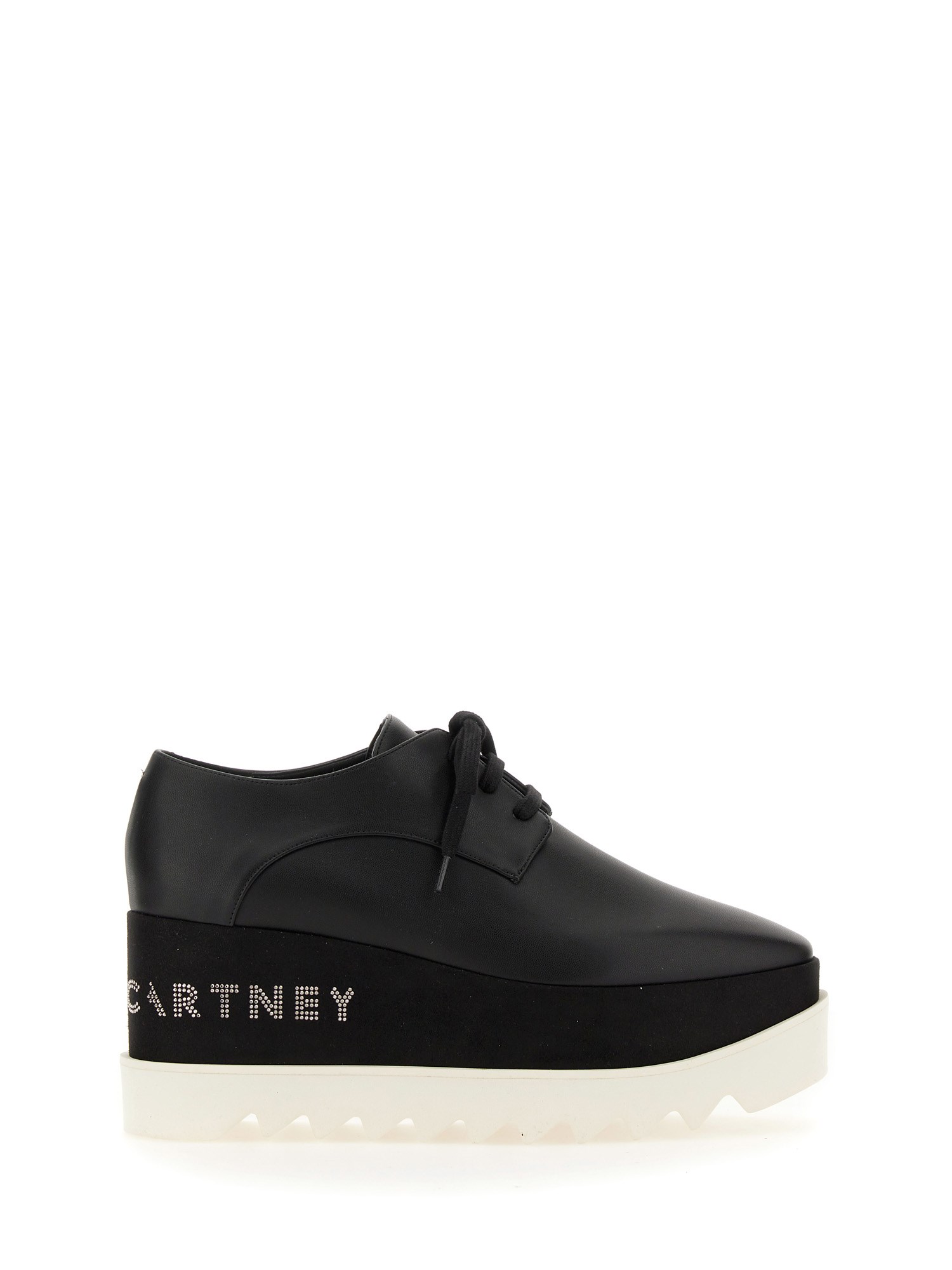 Shop Stella Mccartney Lace-up Elyse In Black