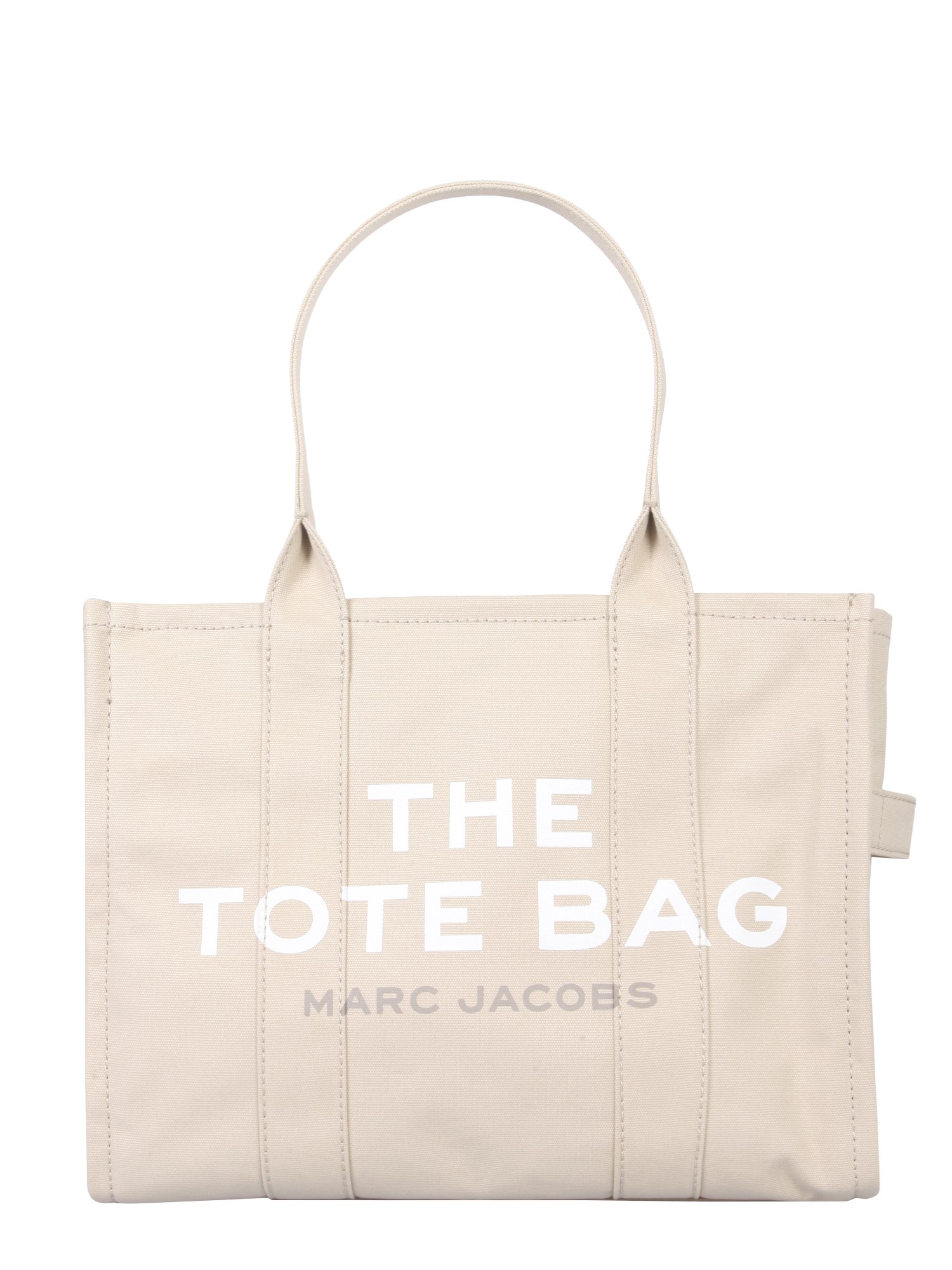 Shop Marc Jacobs "the Tote" Large Bag In Beige